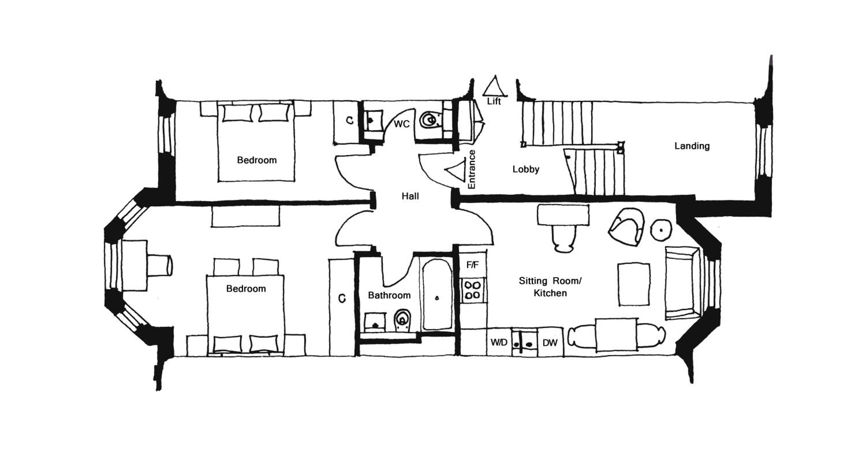 Two-Bedroom Apartment photo 3