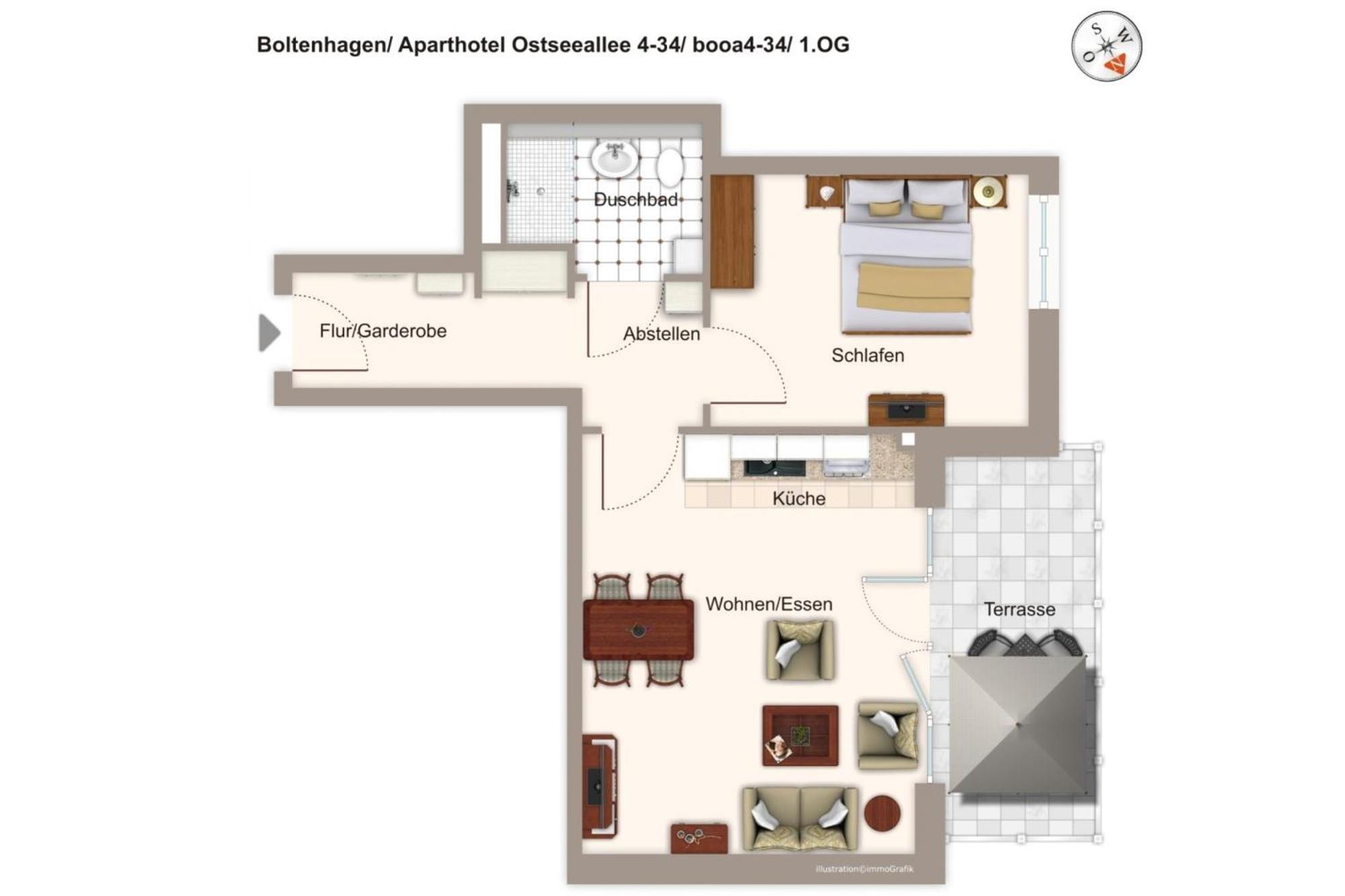 Apartment with Balcony photo 3