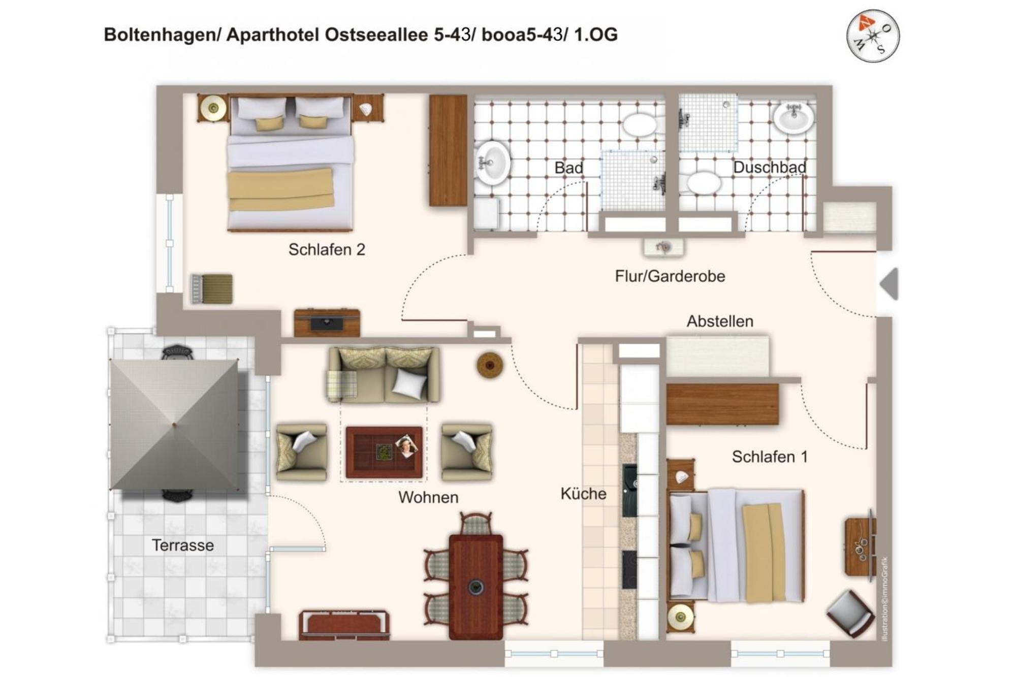 Apartment with Balcony photo 2
