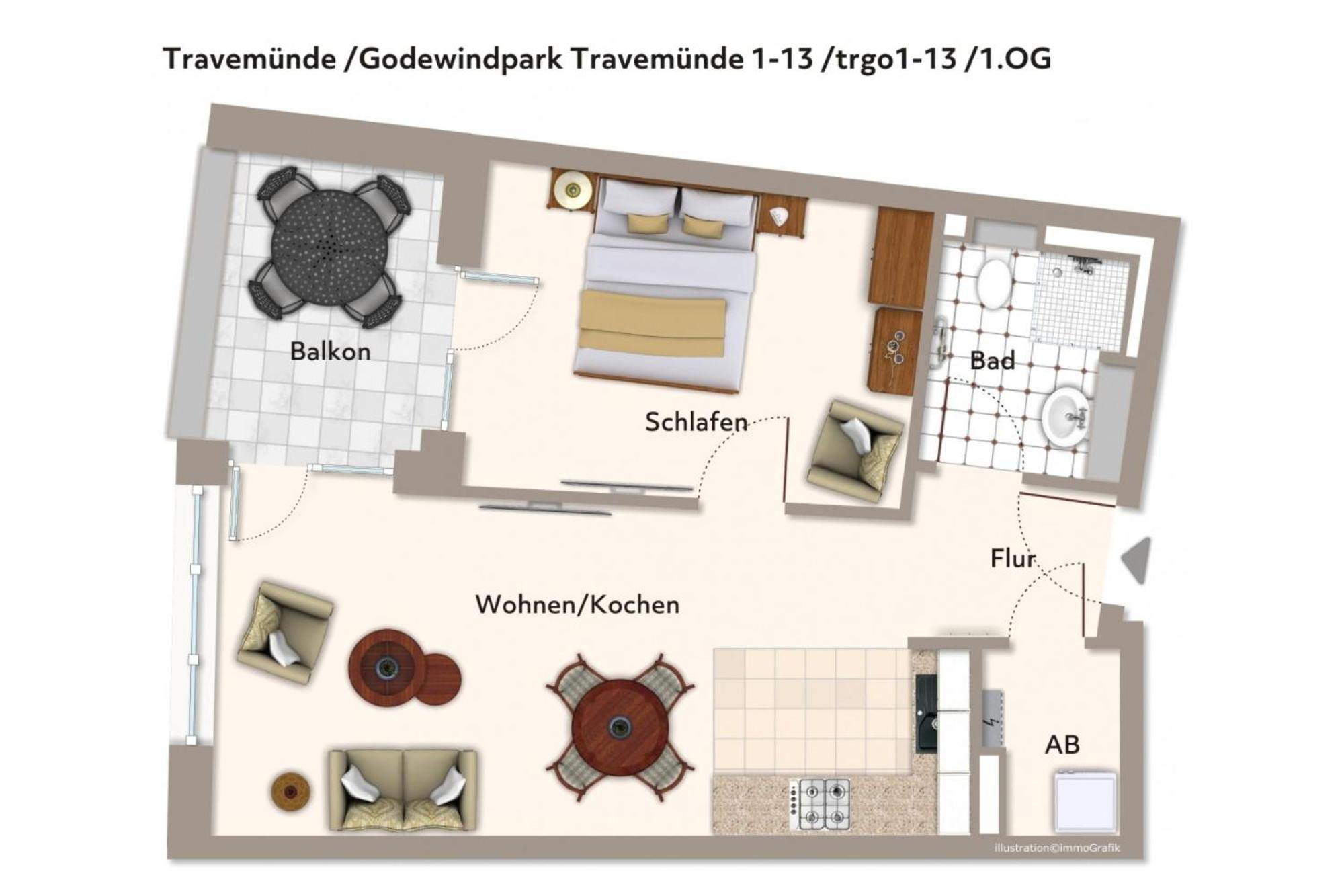 Apartment with Balcony photo 2