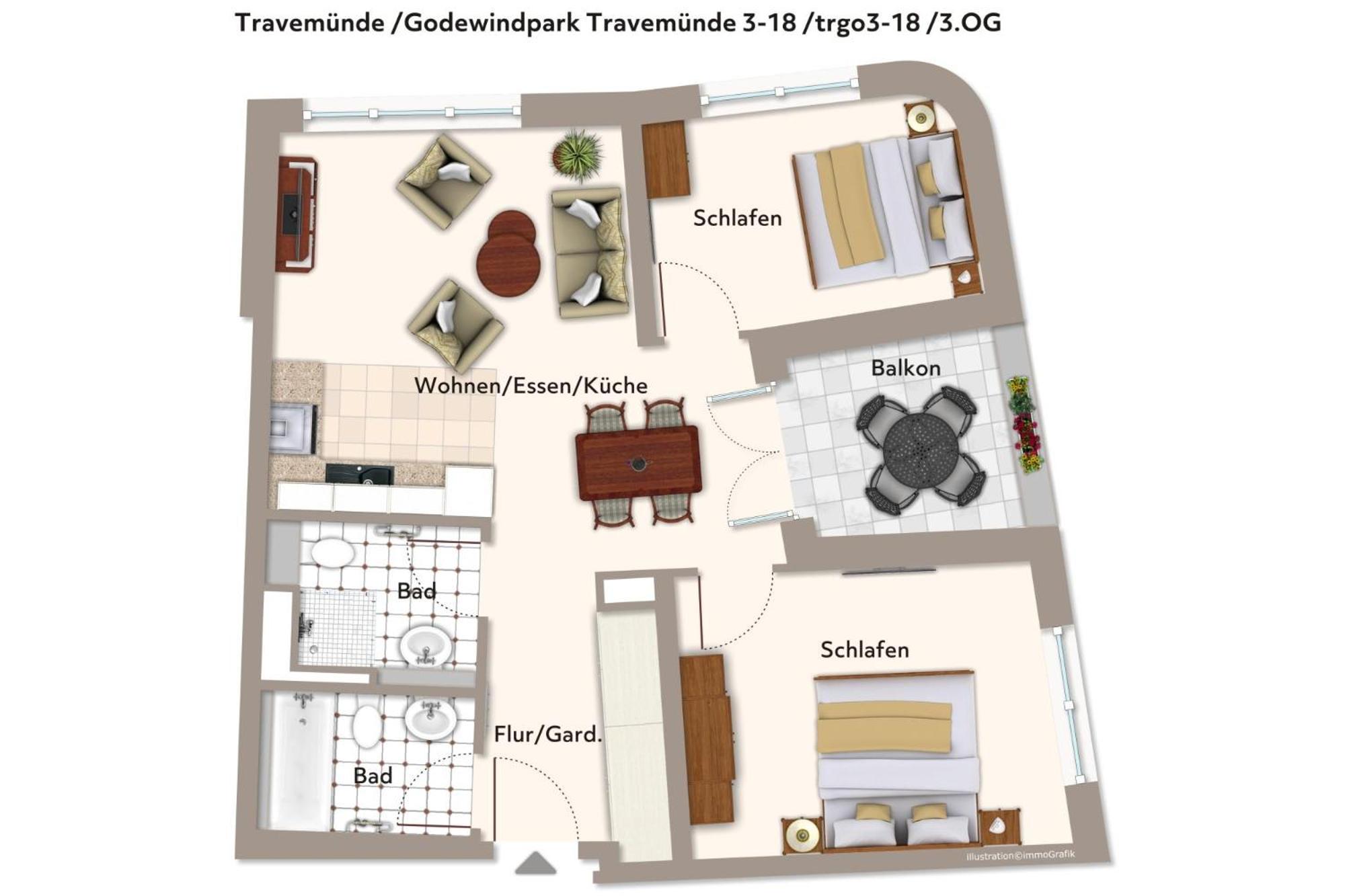 Apartment with Balcony photo 2
