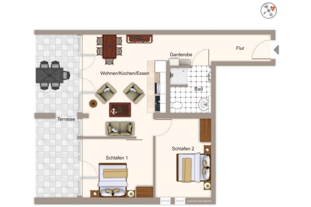 Apartment with Balcony photo 3