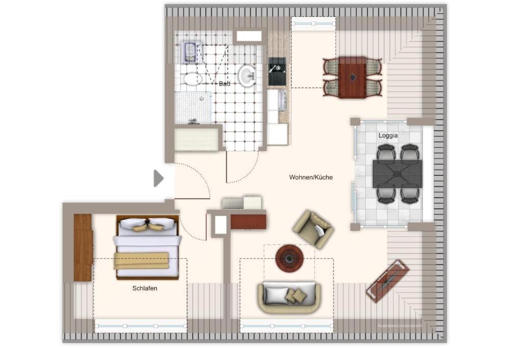 Apartment with Balcony photo 3