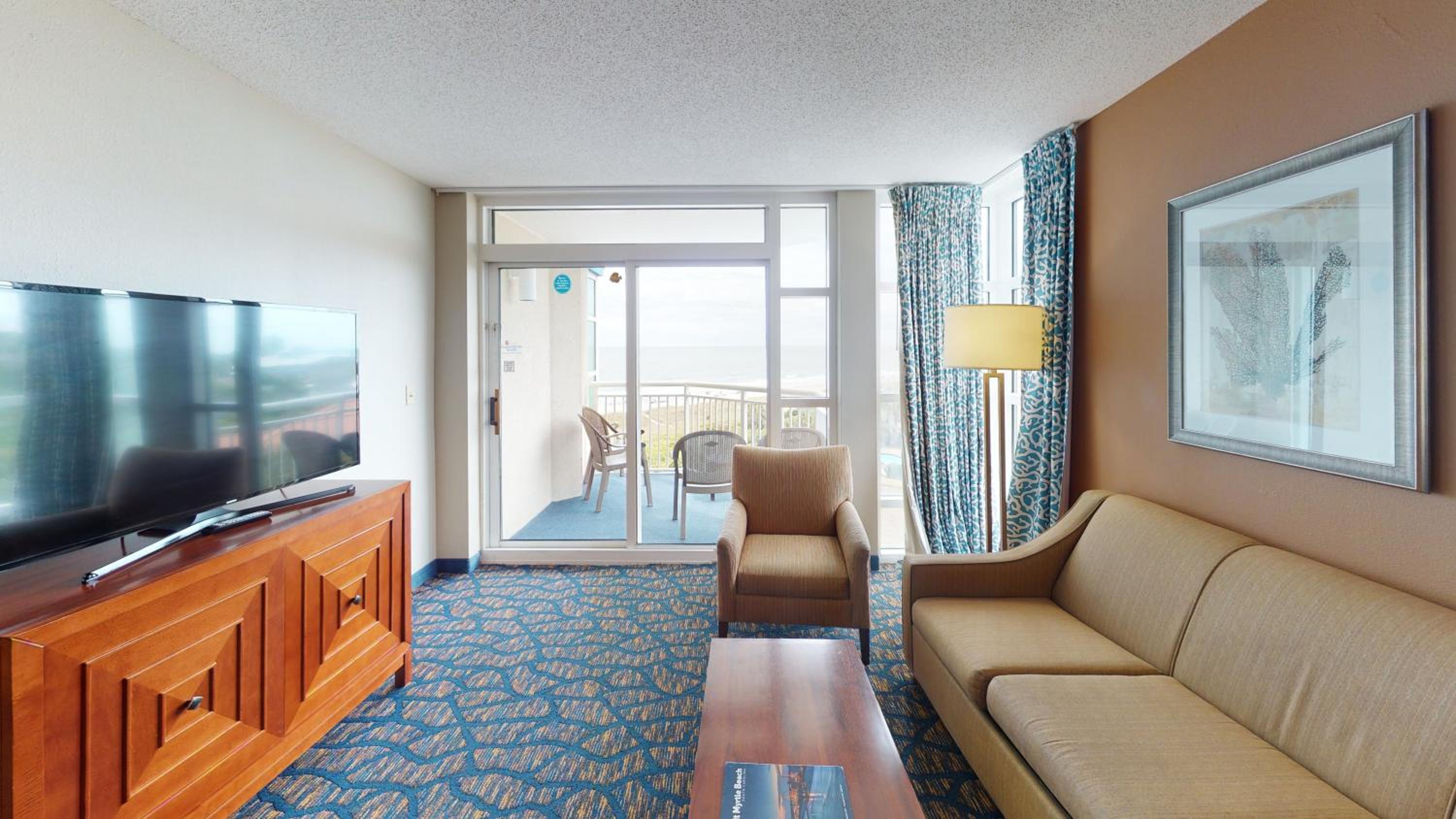 Oceanfront Two-Bedroom Apartment with Partial View