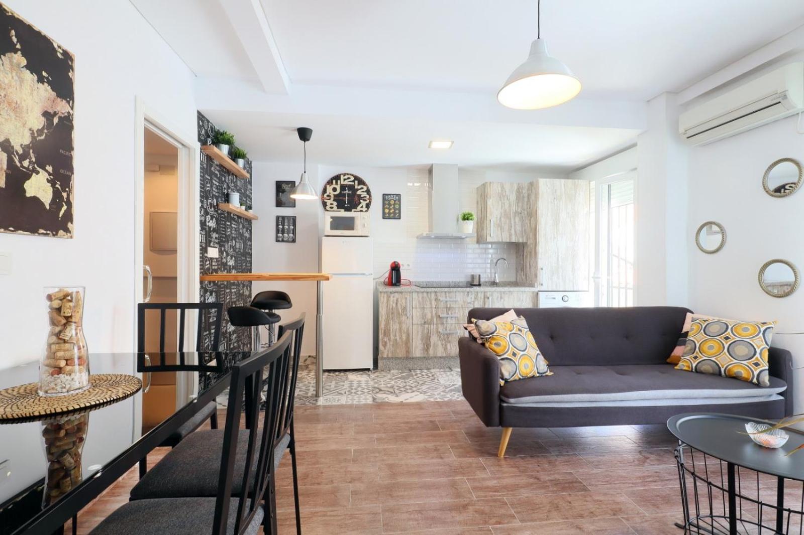 Apartamento de dos habitaciones