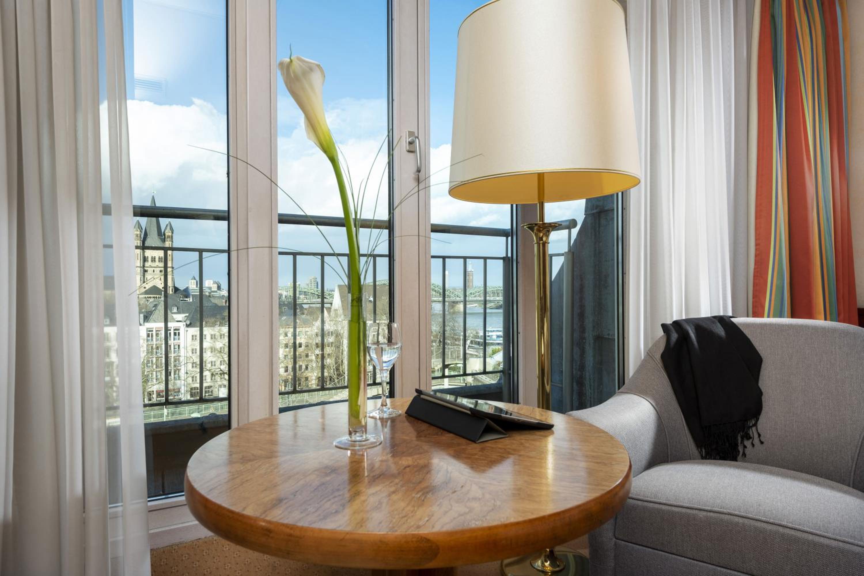 Enjoy stunning views from your private balcony retreat.