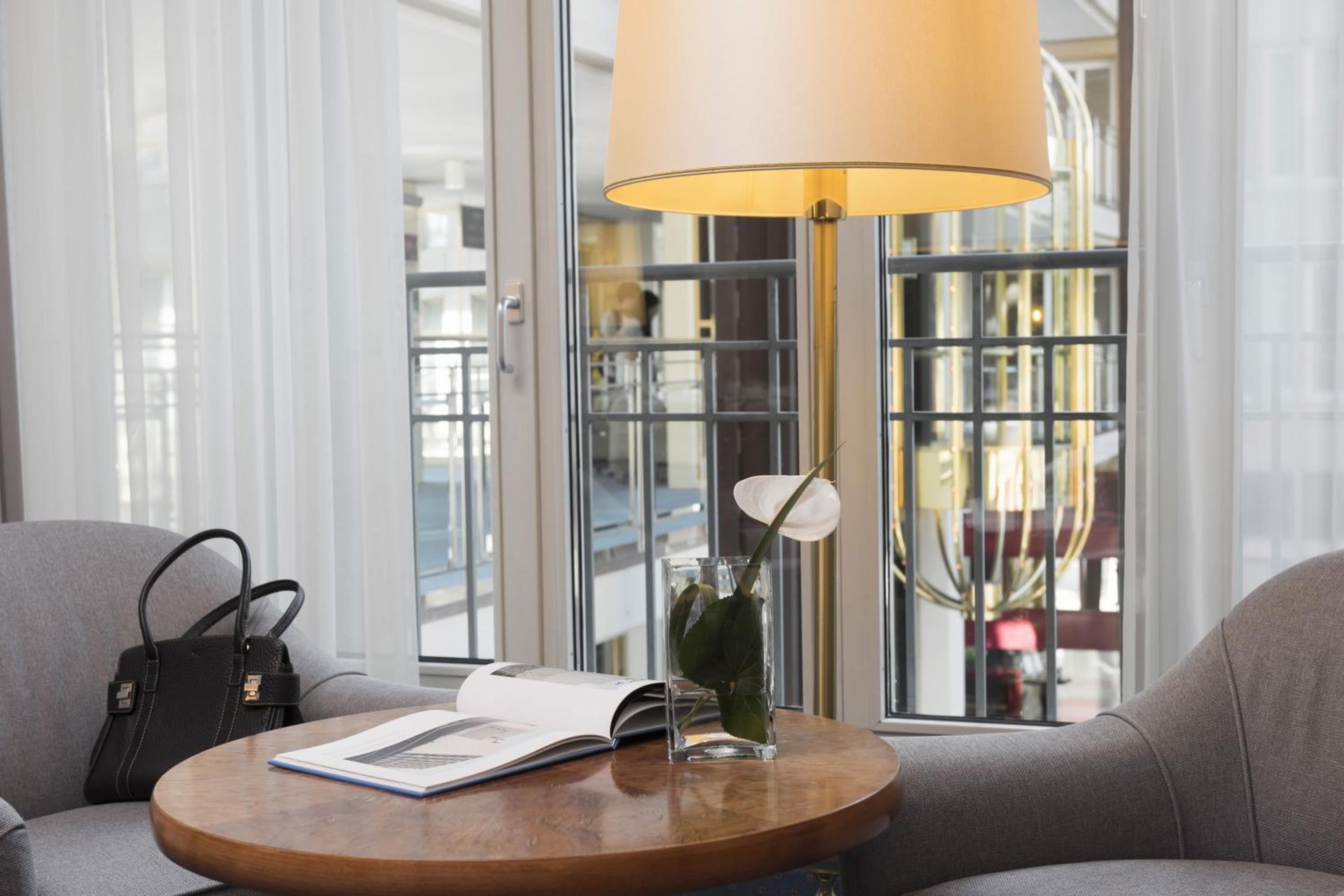 Relax with a coffee and indulge in your favorite read.