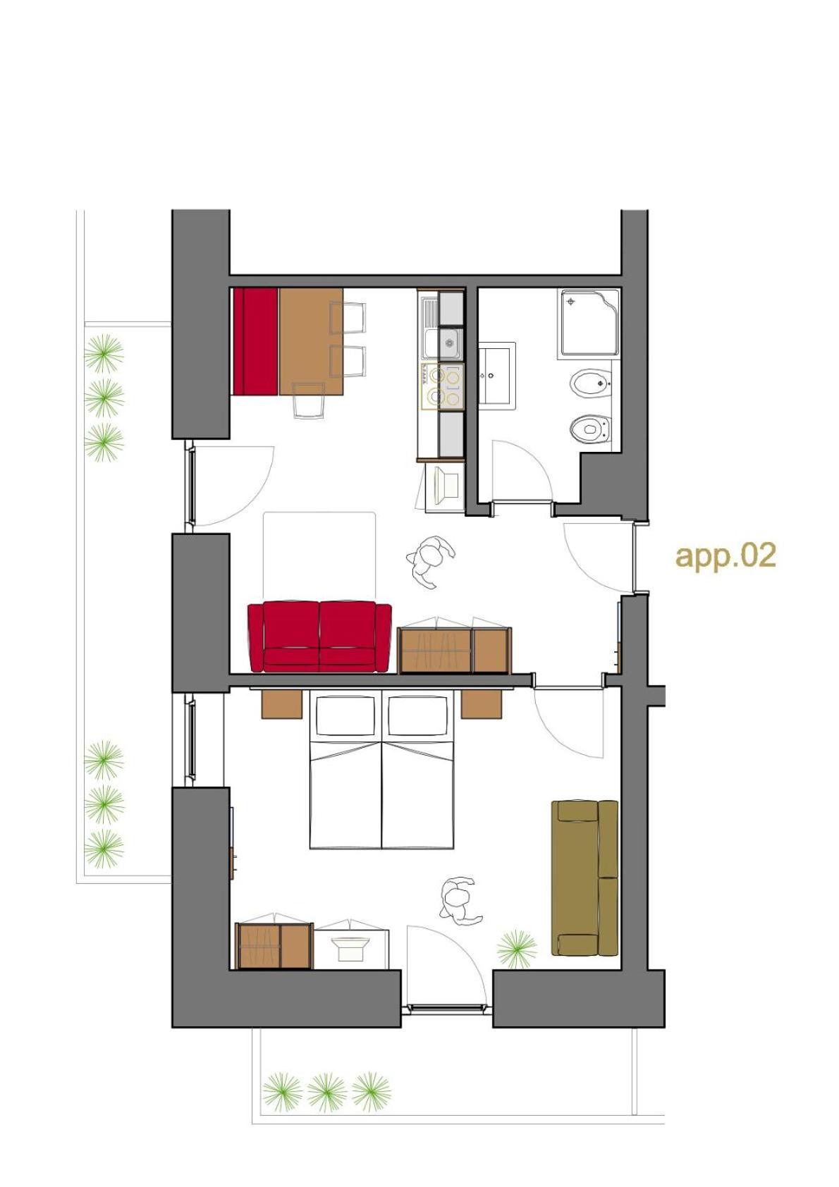One-Bedroom Apartment photo 3