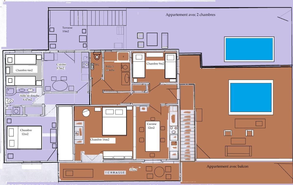 Apartment with Balcony