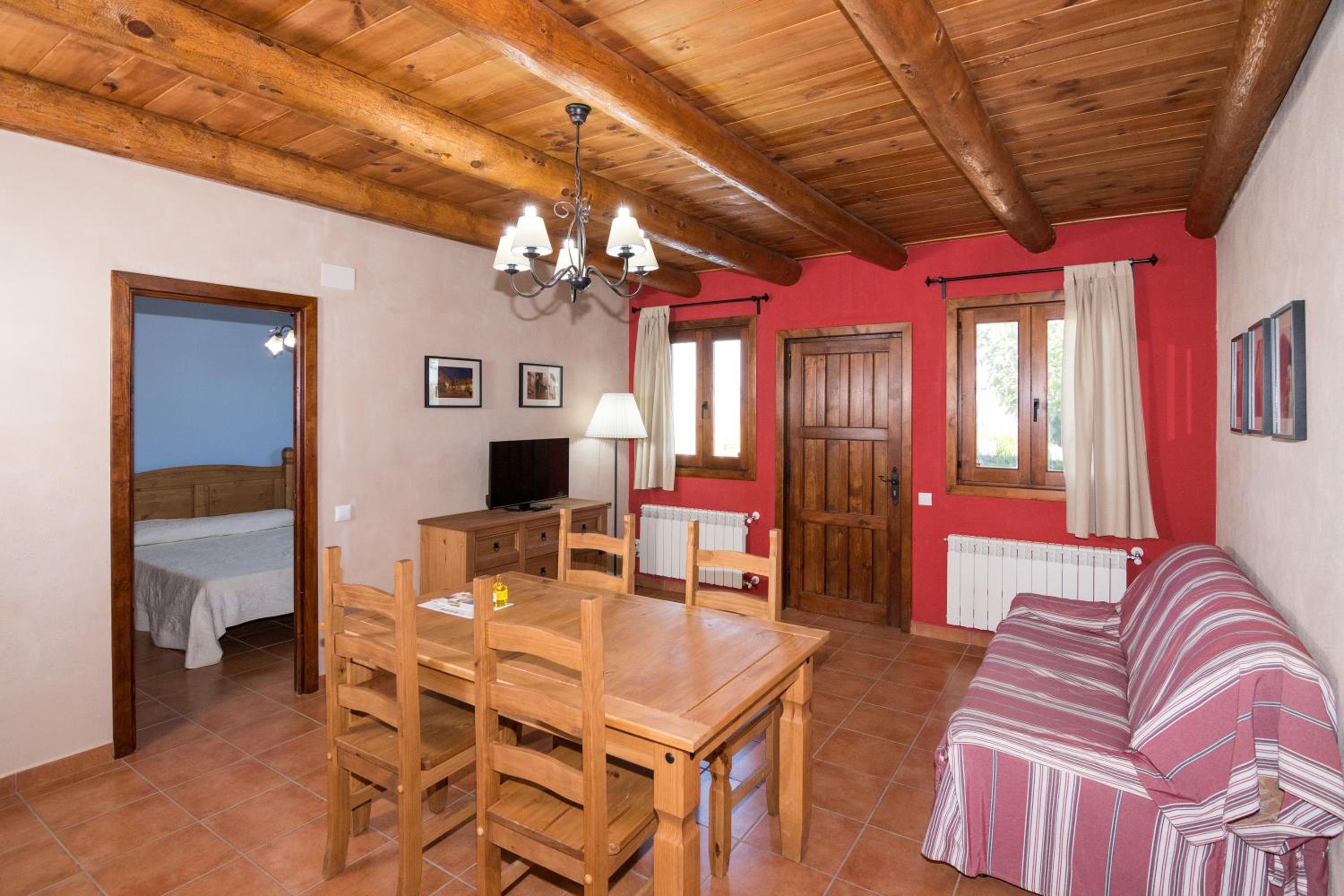 Apartamento con vista a la piscina