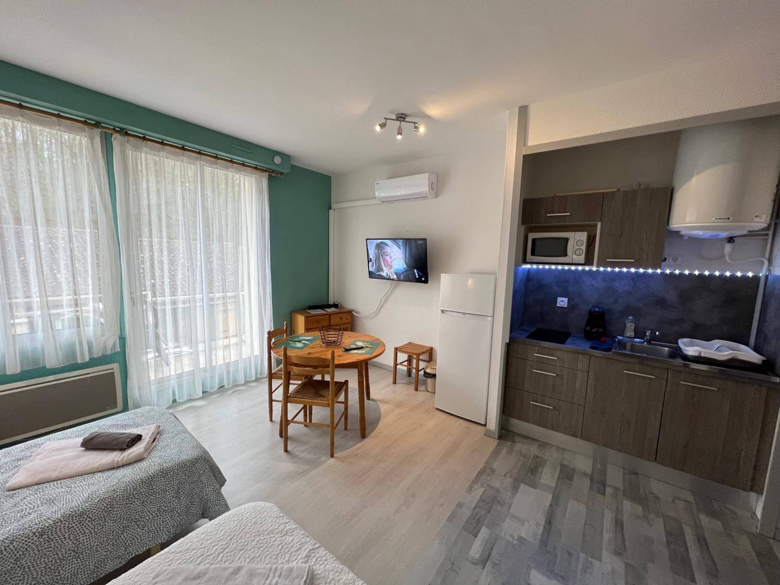 Studio with Balcony
