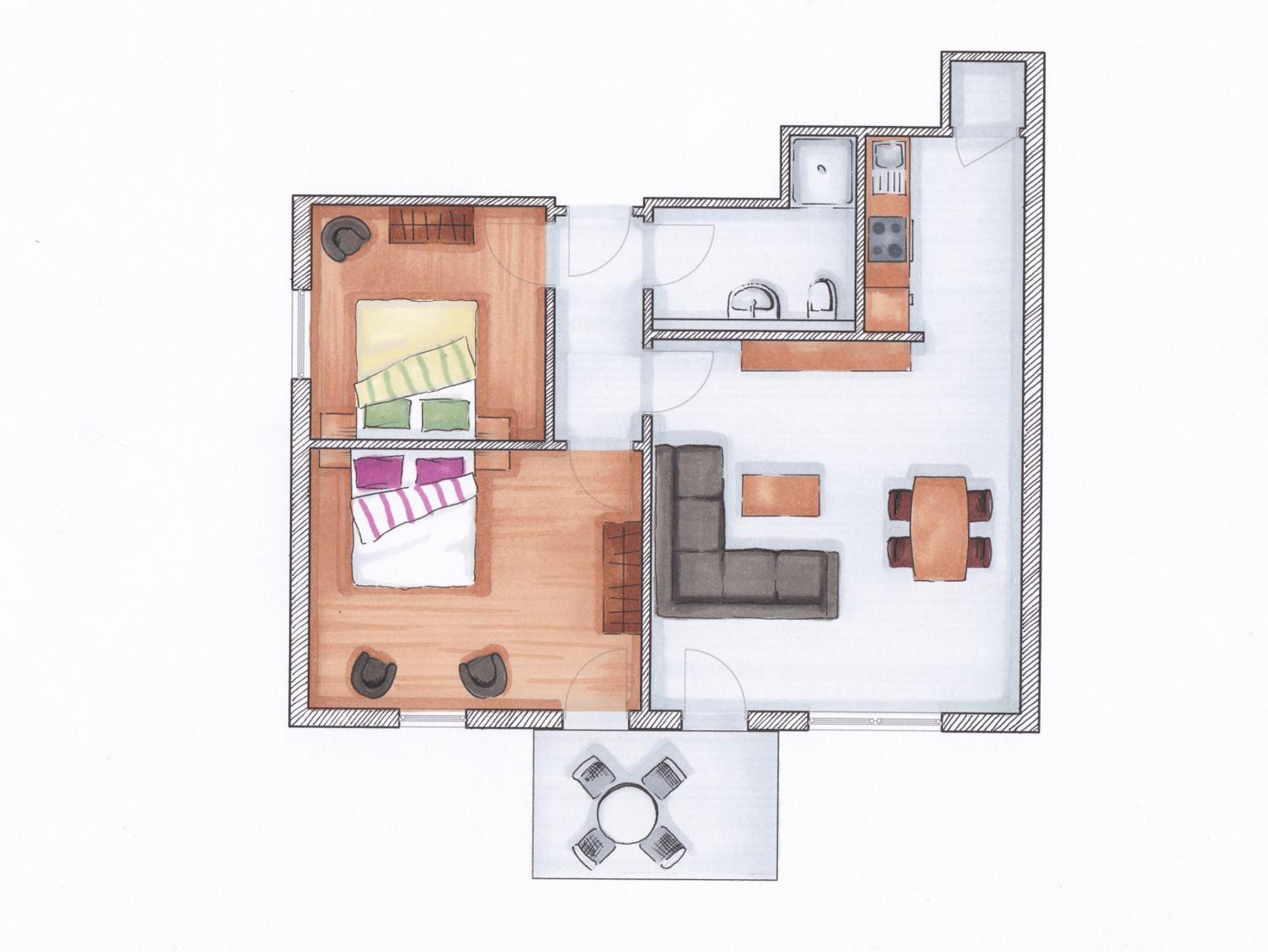 Apartment with Terrace photo 2