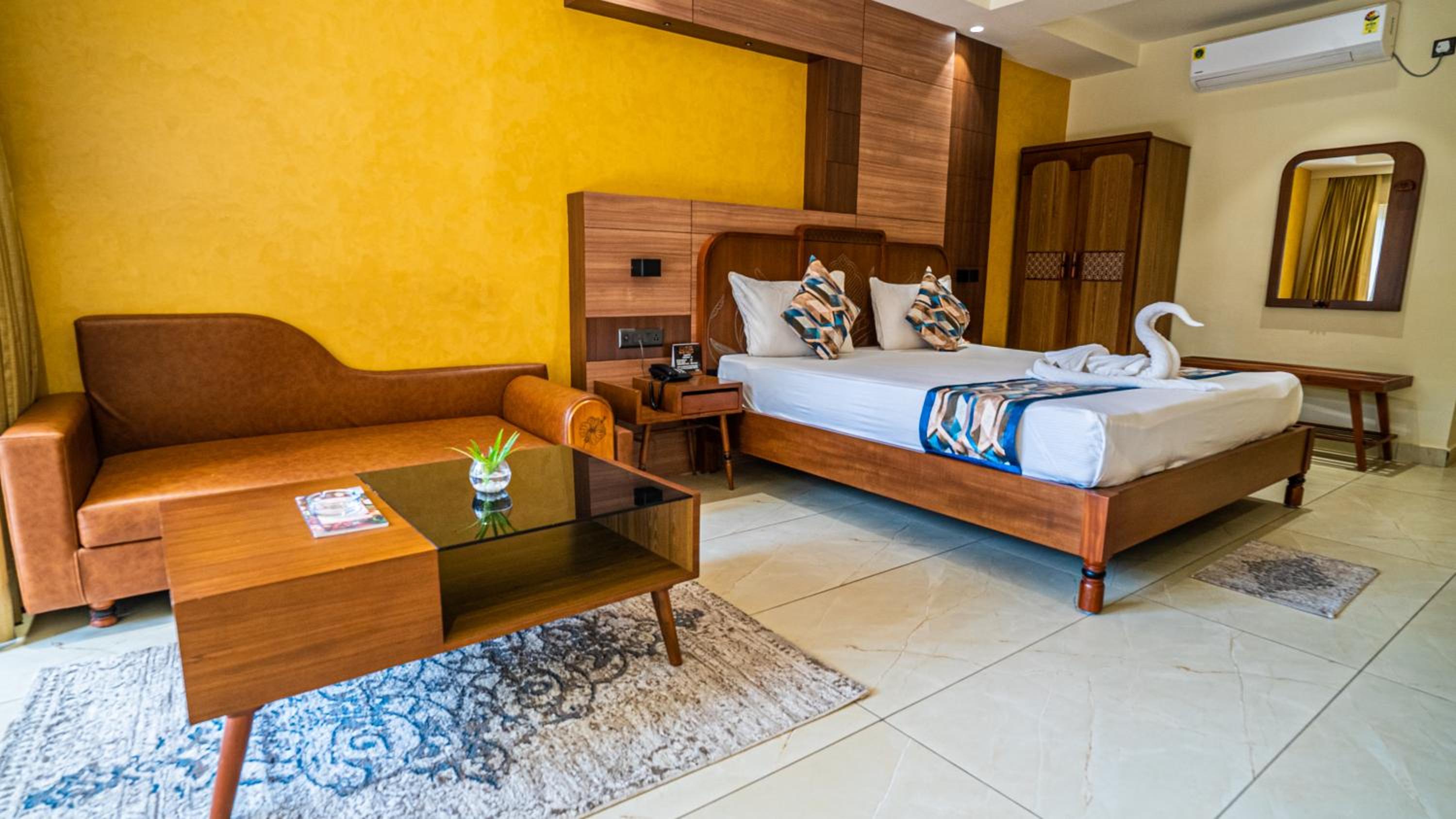 Ac Premium Double Room with balcony (Pool Facing as per the availability)