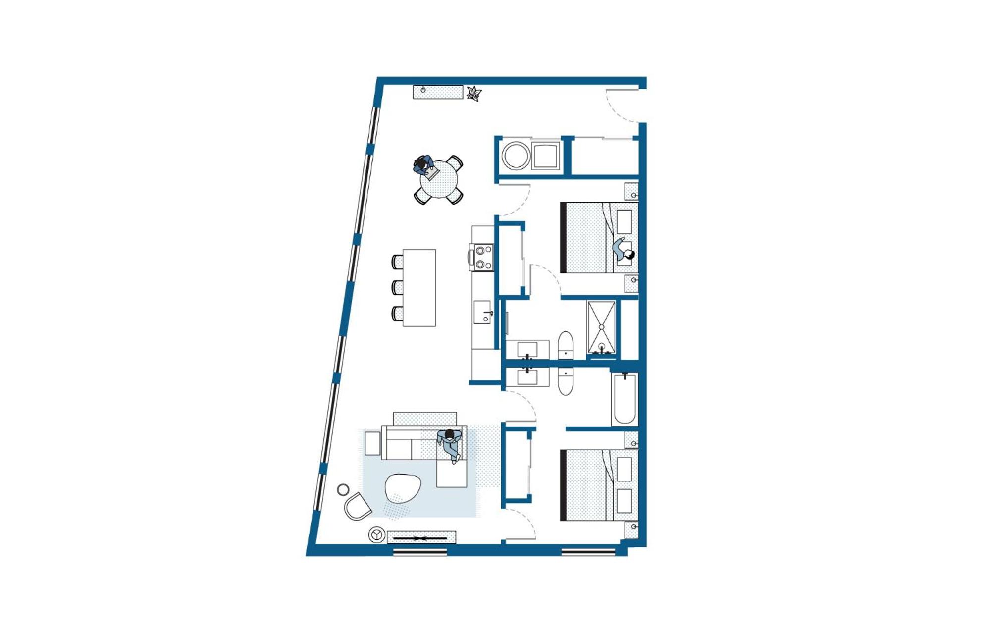 Two-Bedroom Apartment - Photo 4