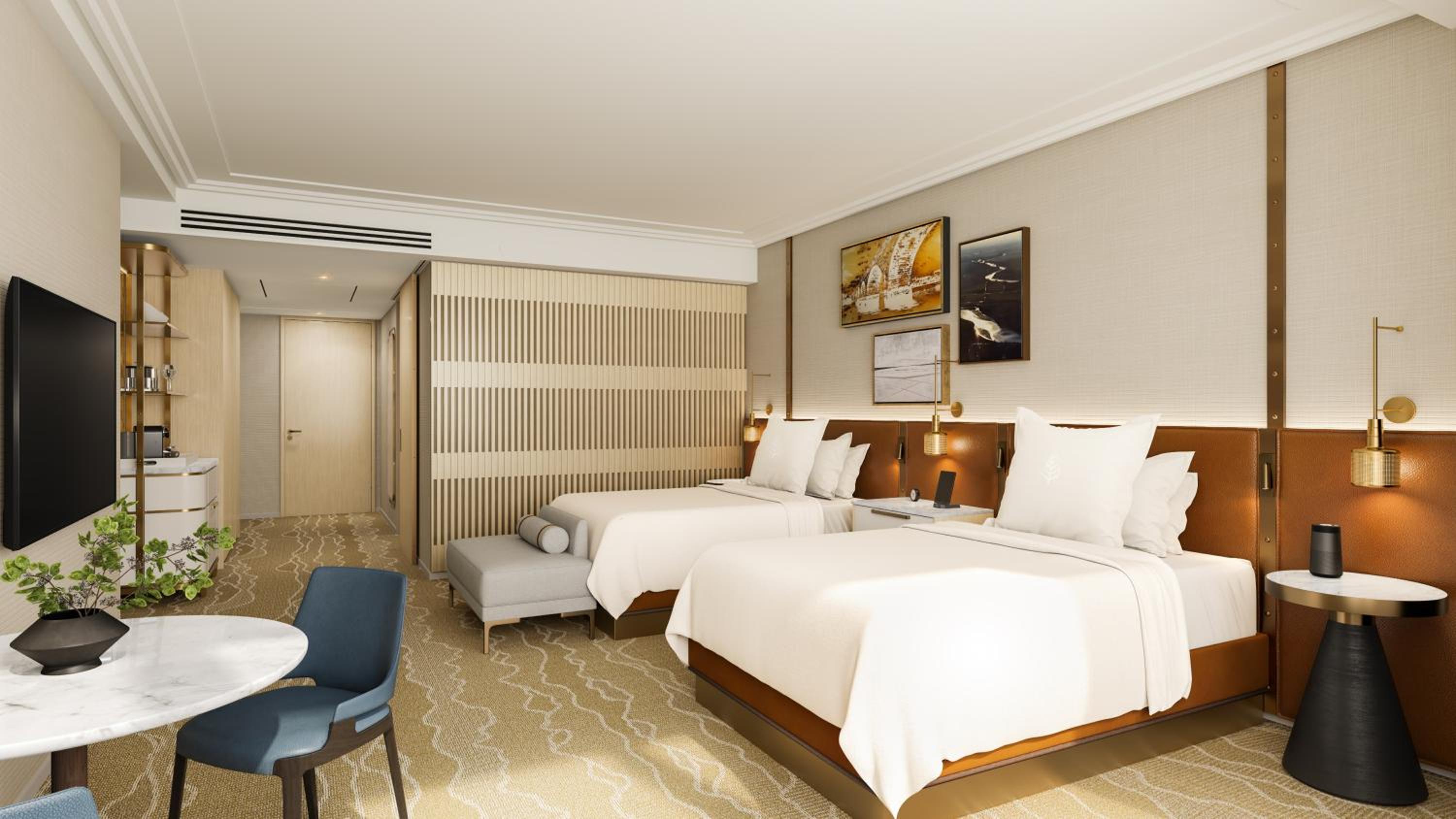 Superior Skyline View Room Two Double Beds - Photo 3