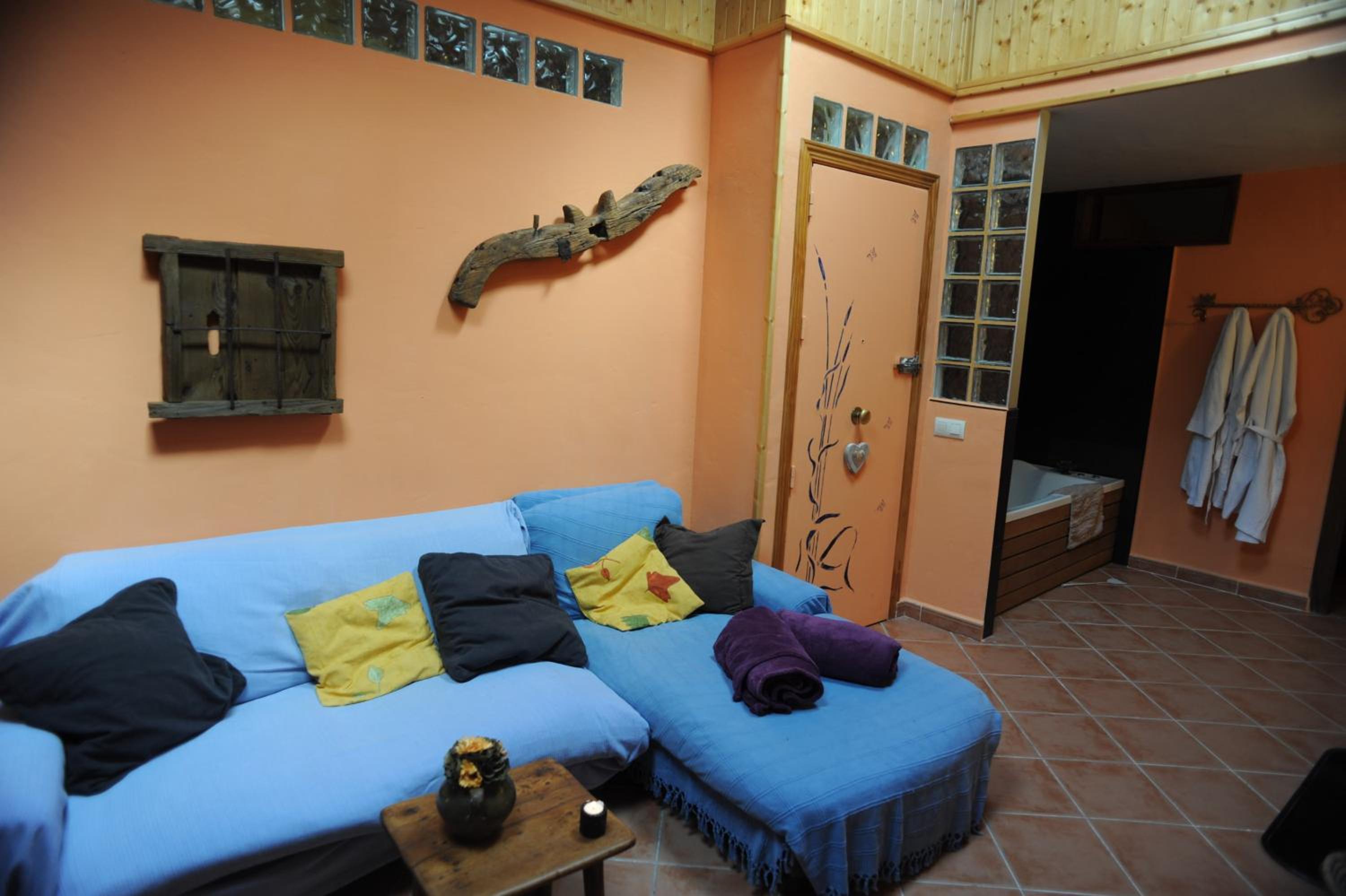 Cabaña de una habitación con jacuzzi