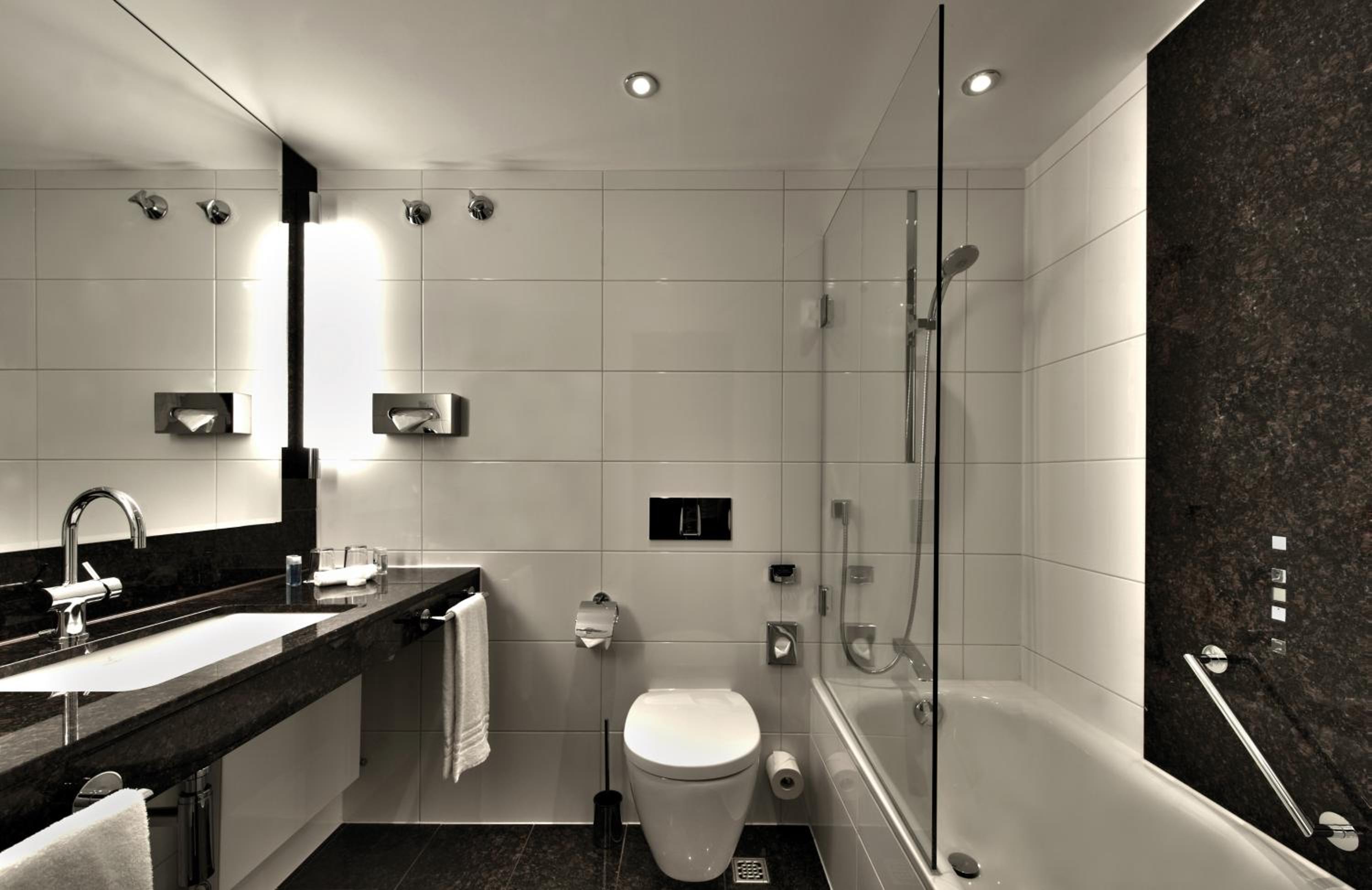 Relax in style with our modern bathroom amenities!