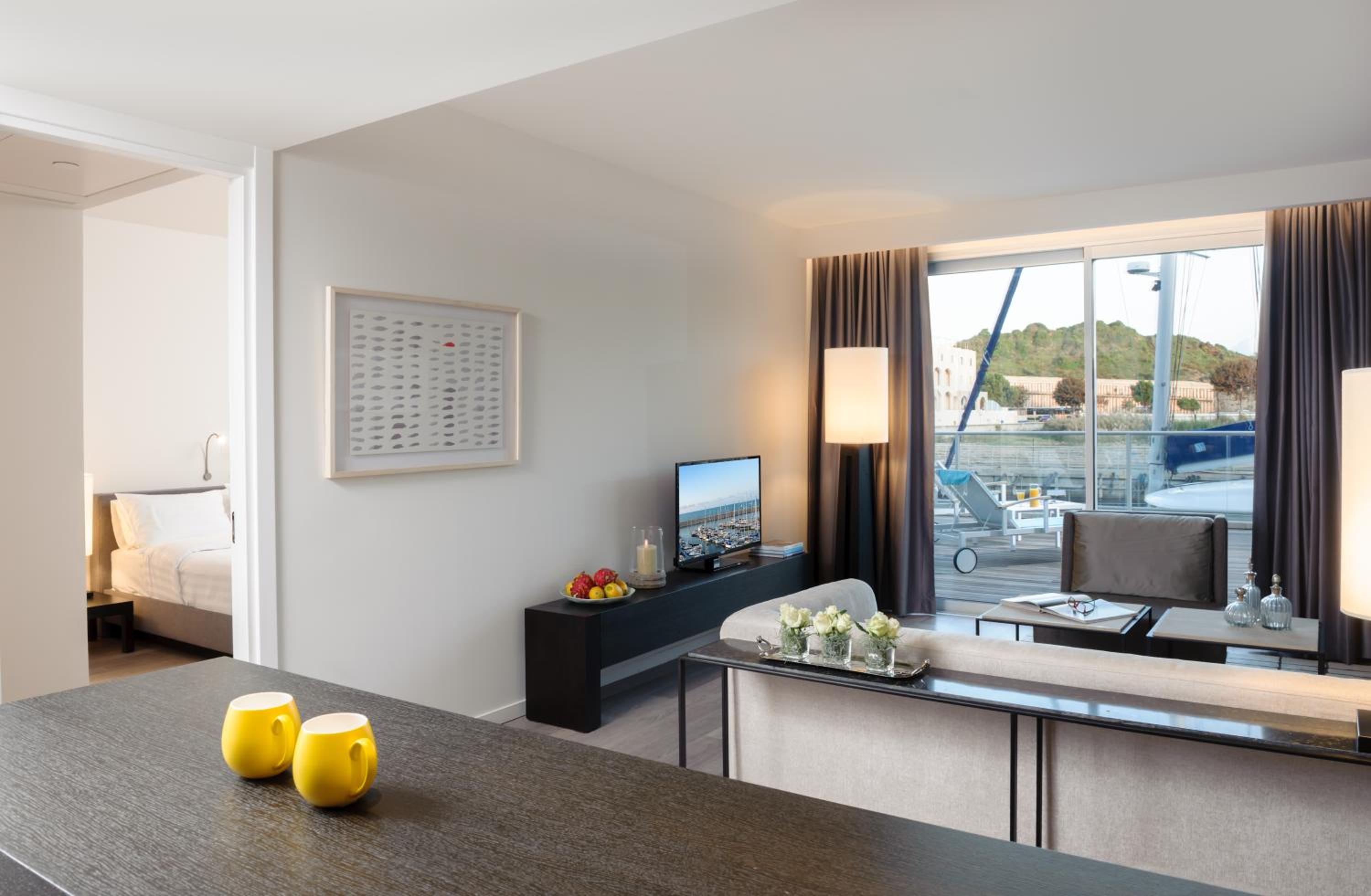 Executive Suite with Marina View and Balcony