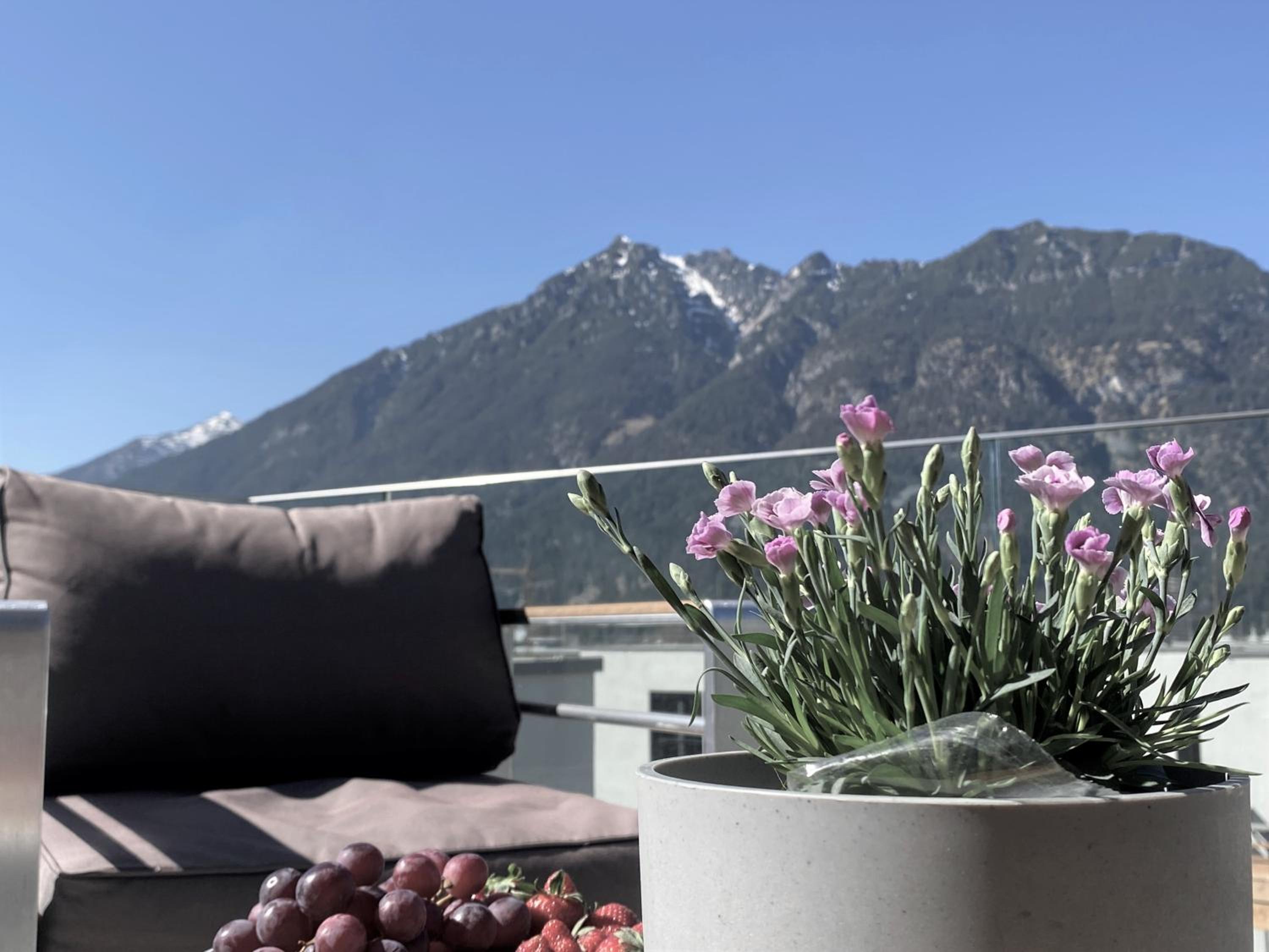 One-Bedroom Penthouse with Balcony and Mountain View photo 3