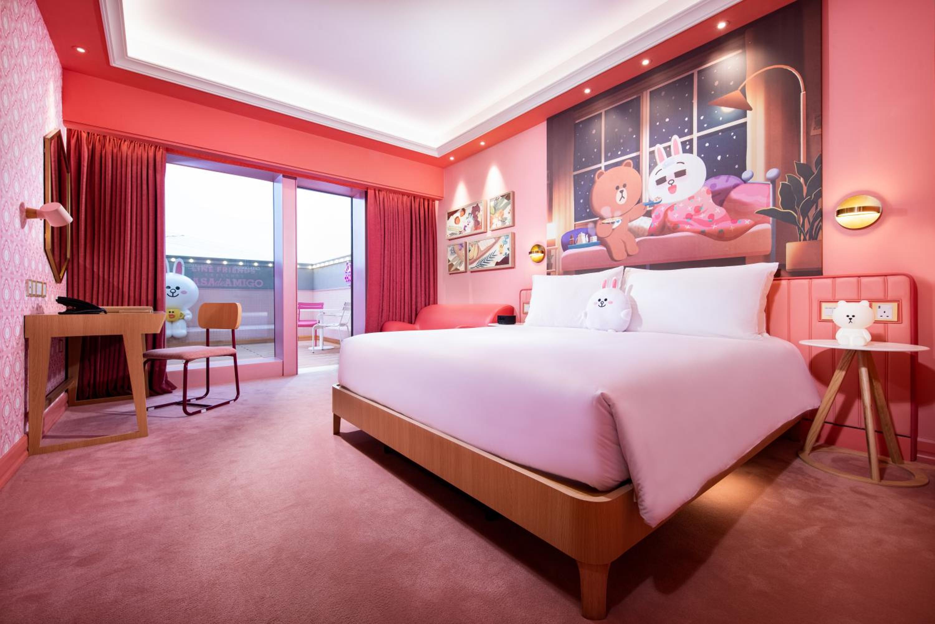 LINE FRIENDS Deluxe Balcony Room - King photo 1
