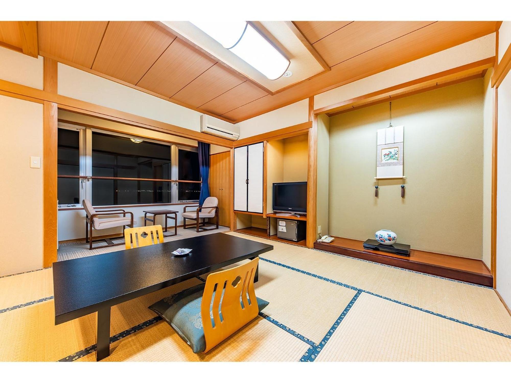 Sea View Beppu Bay Luxury Western Style Room with Private SemiOpen-Air Bath - Non-Smoking