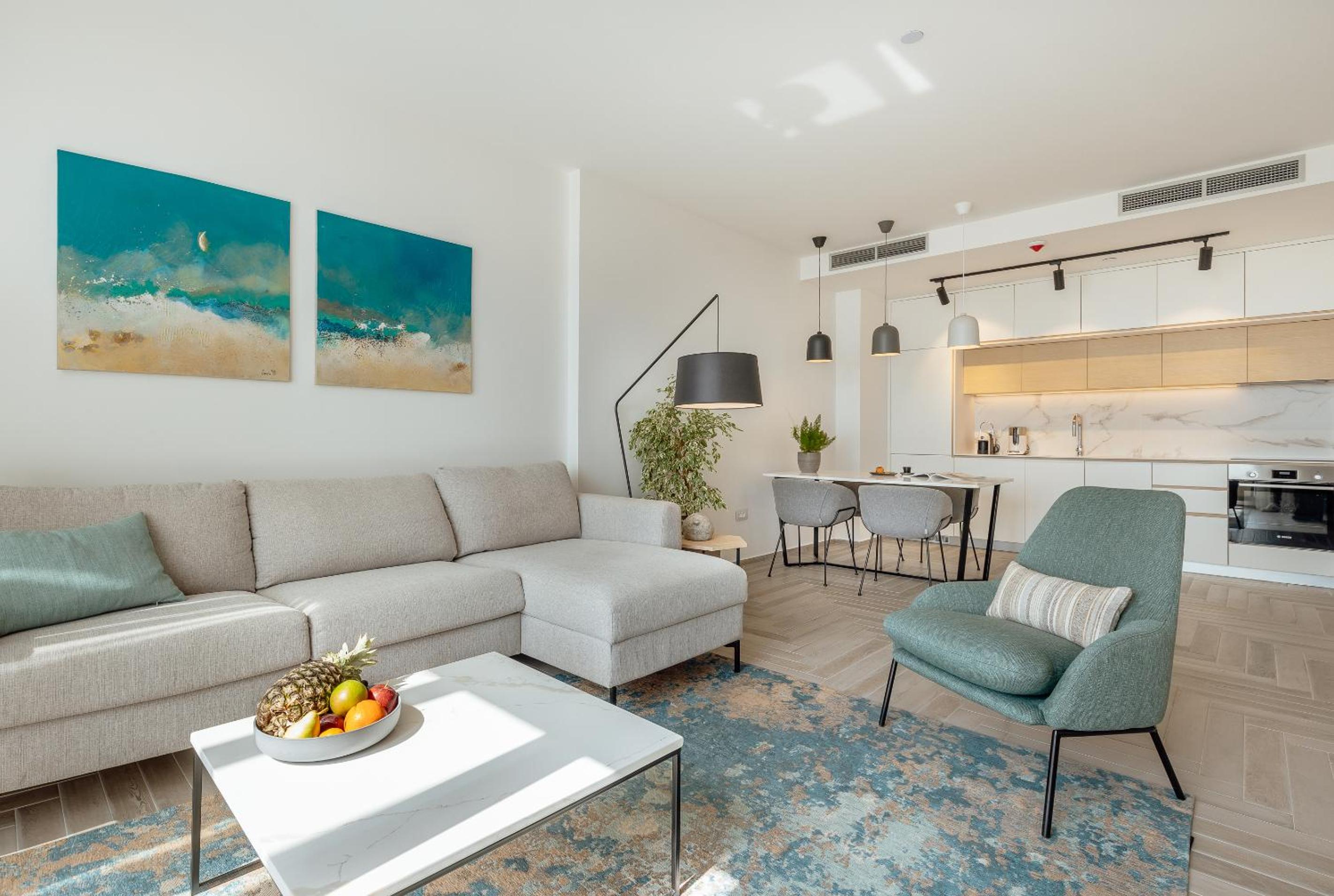 One-Bedroom Apartment with Sea View - Residential Building