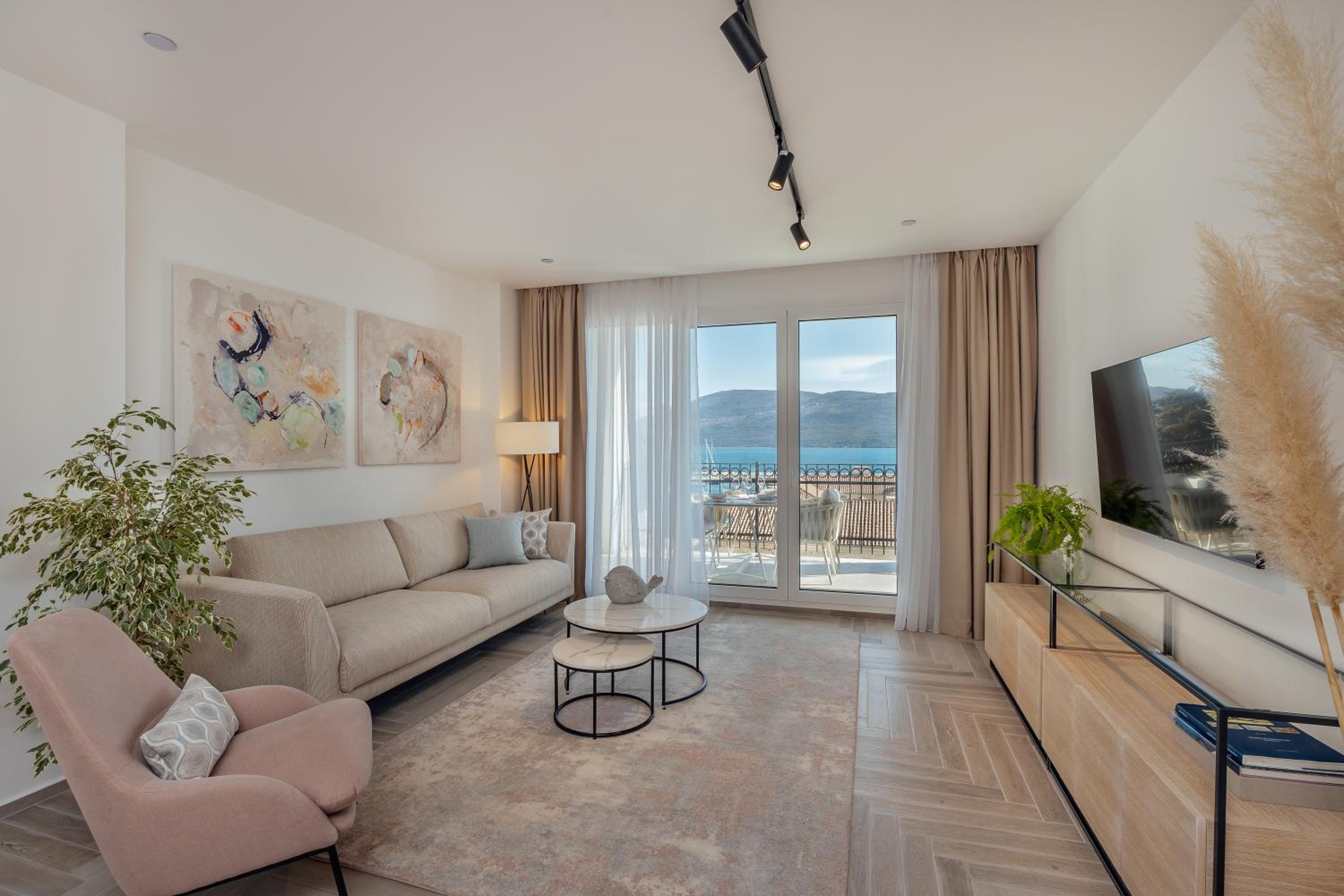 Two-Bedroom Apartment with Sea View - Residential Building