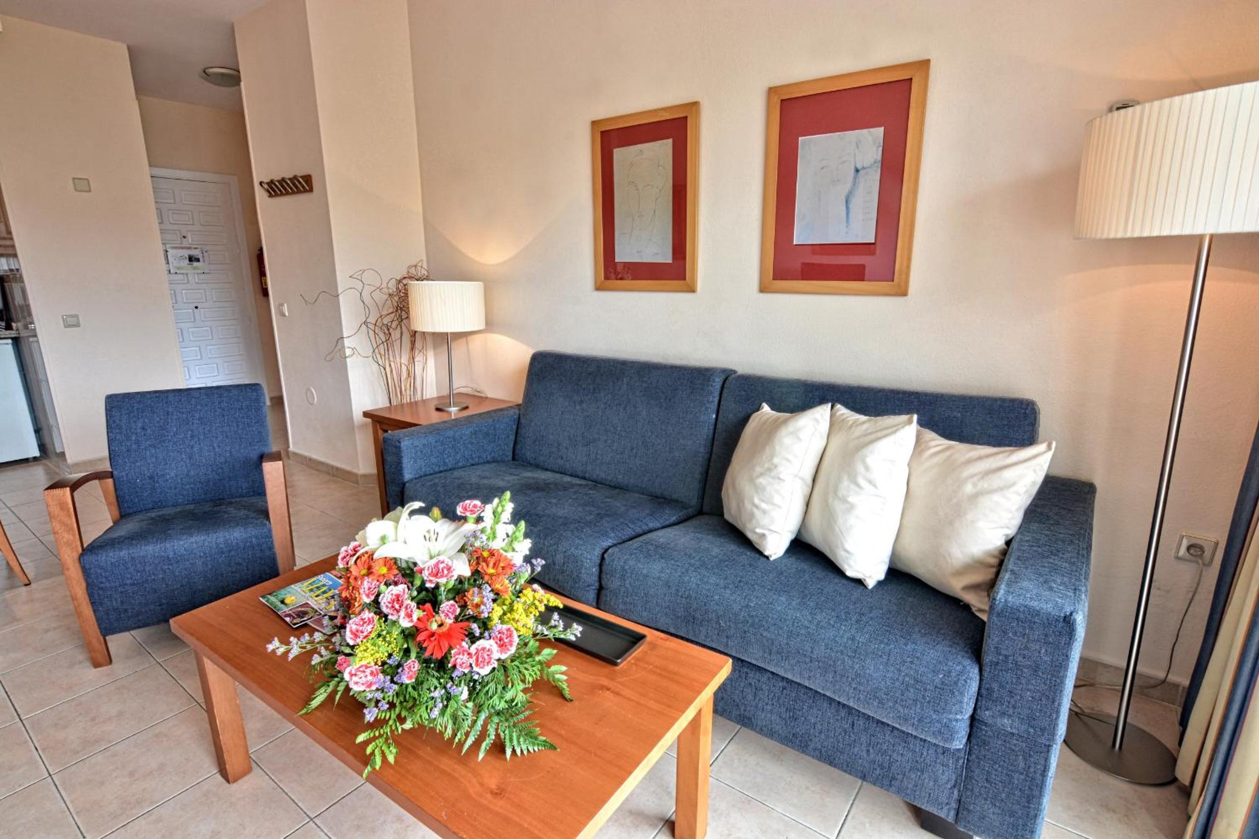 Apartamento con vista al jardín