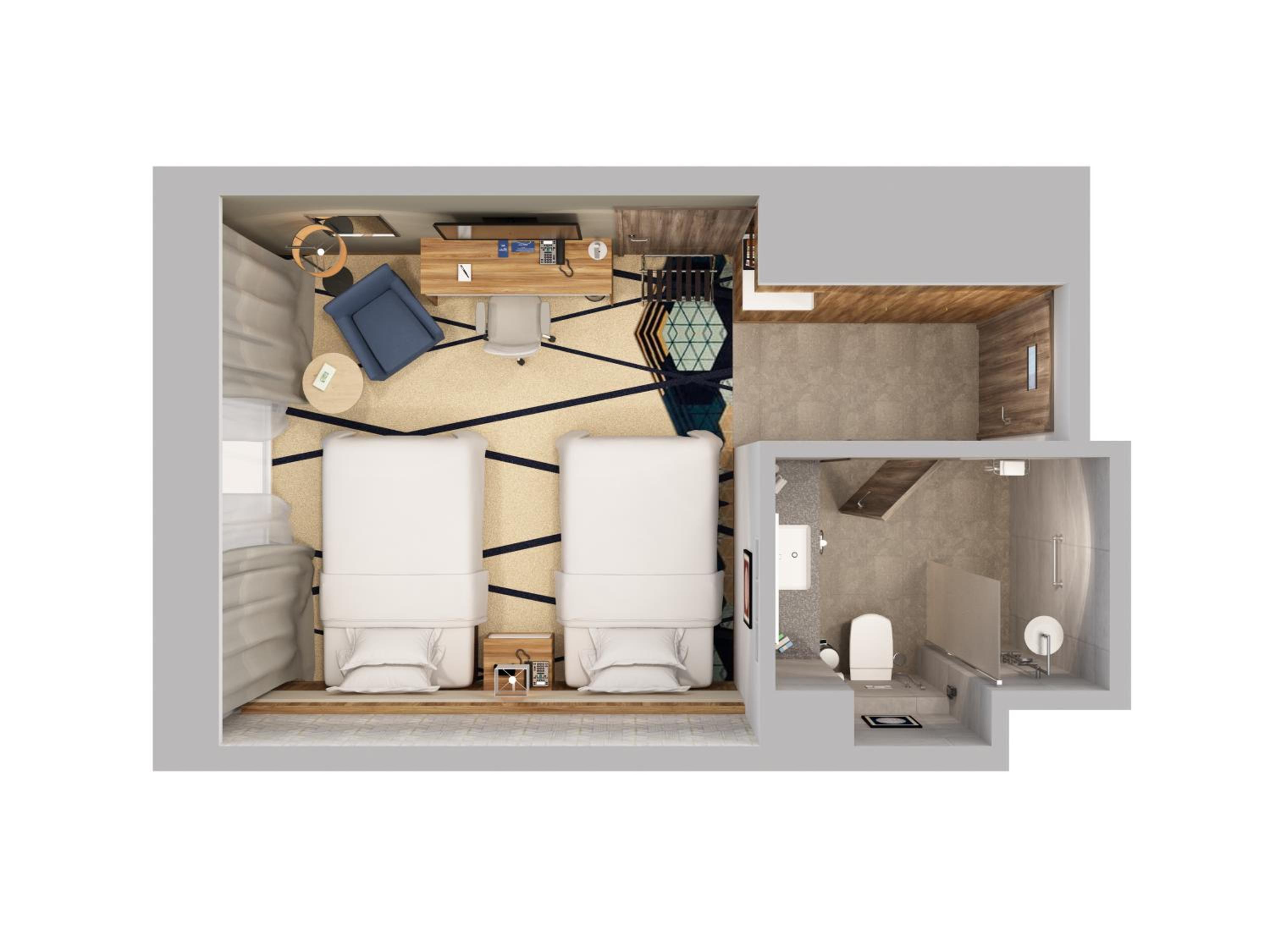 Standard Twin Room - Photo 3