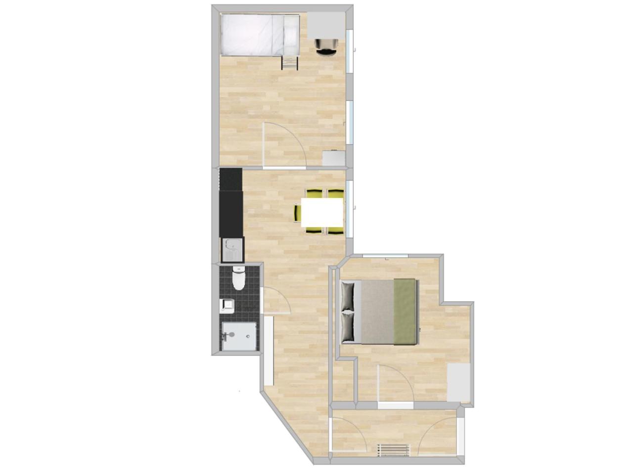 Two-Bedroom Apartment photo 1