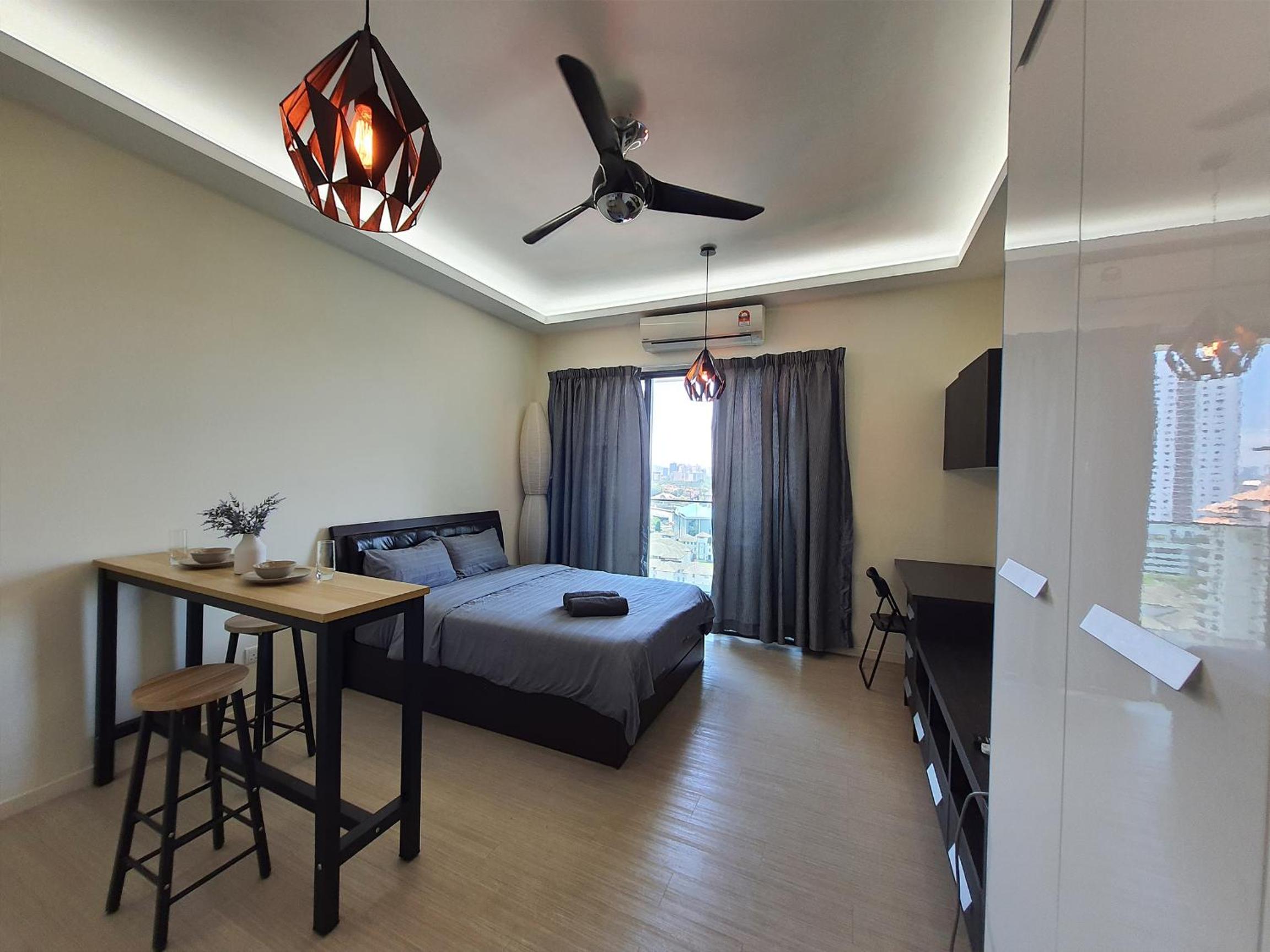Studio with Balcony