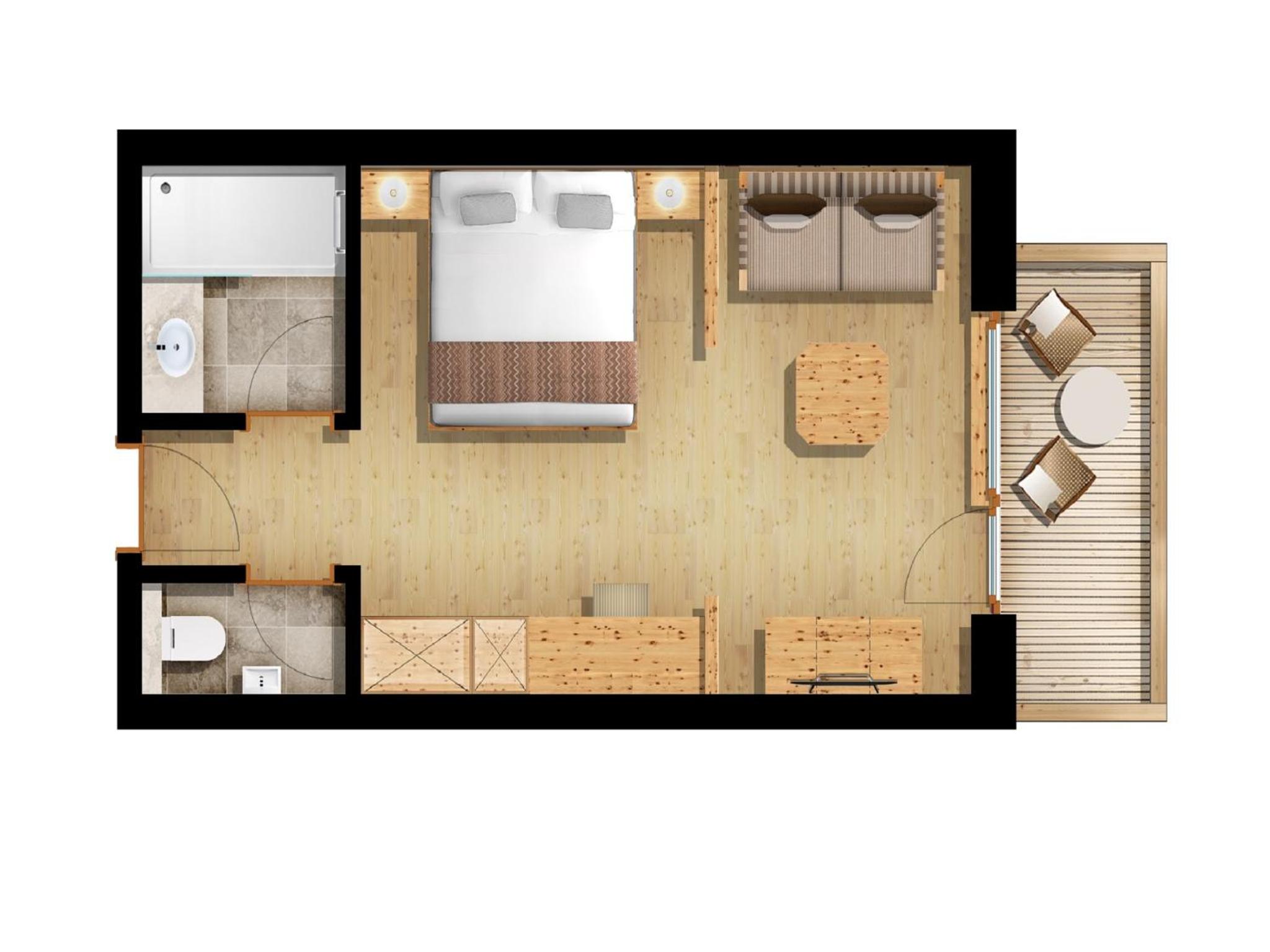 Deluxe Double Room with Balcony - Photo 4