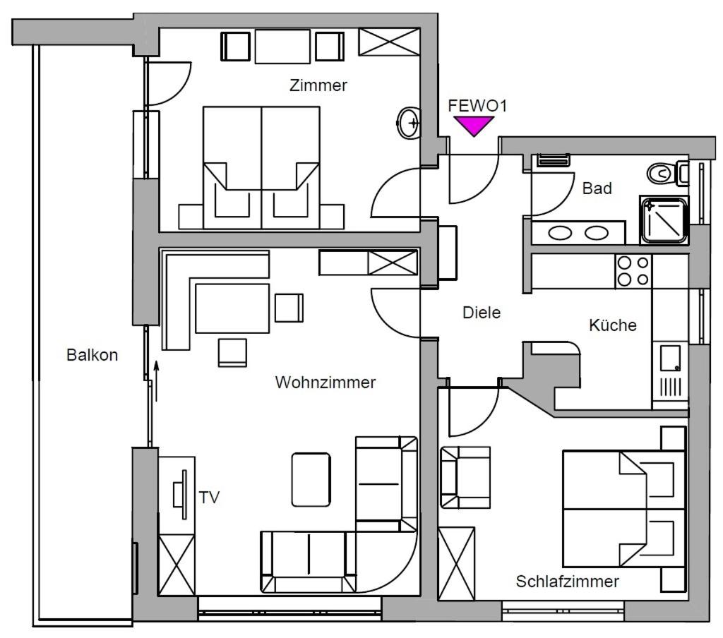 Two-Bedroom Apartment photo 2