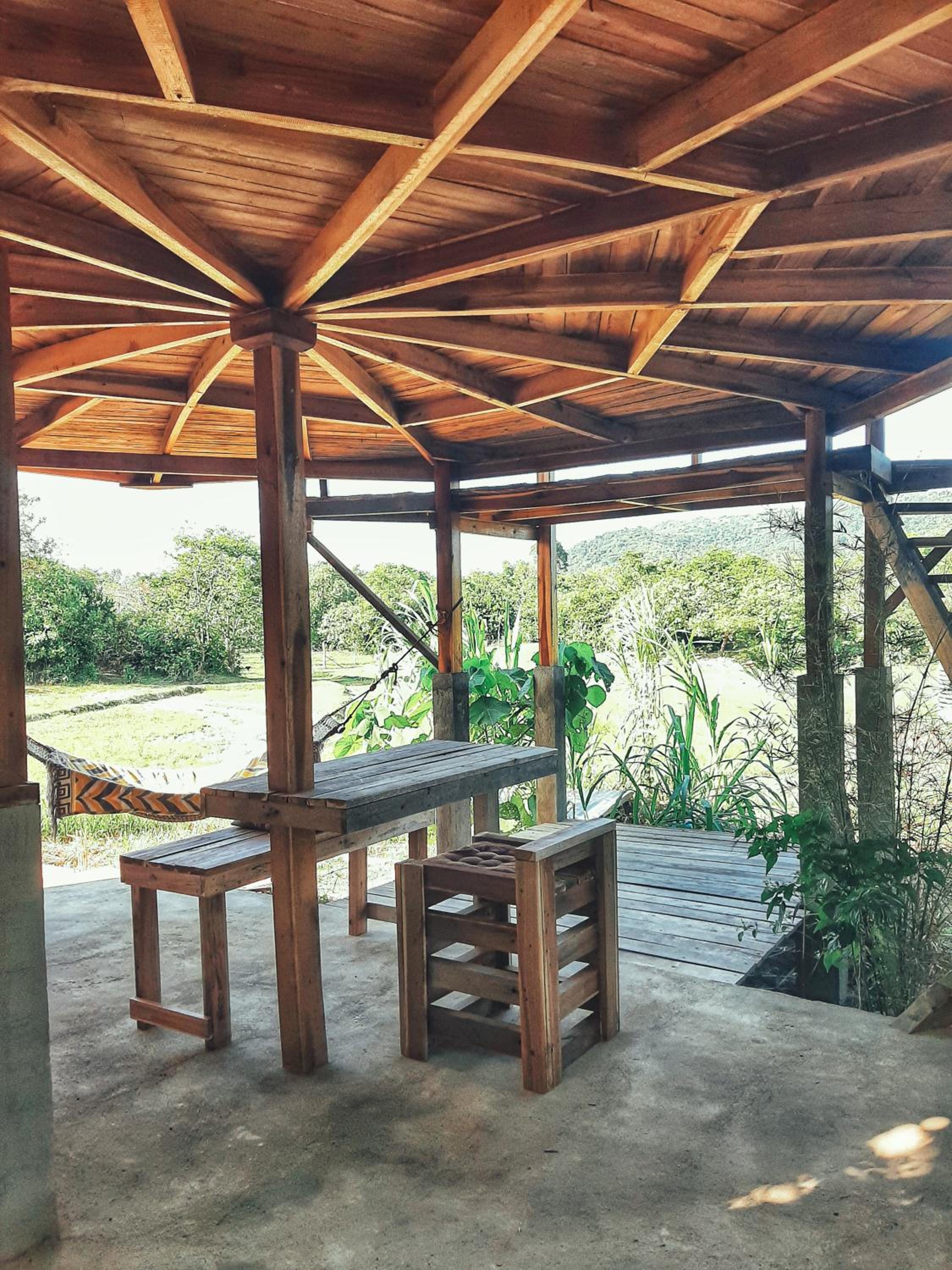 Canopy Tent with Semi-Outdoor Private Bathroom - Photo 5