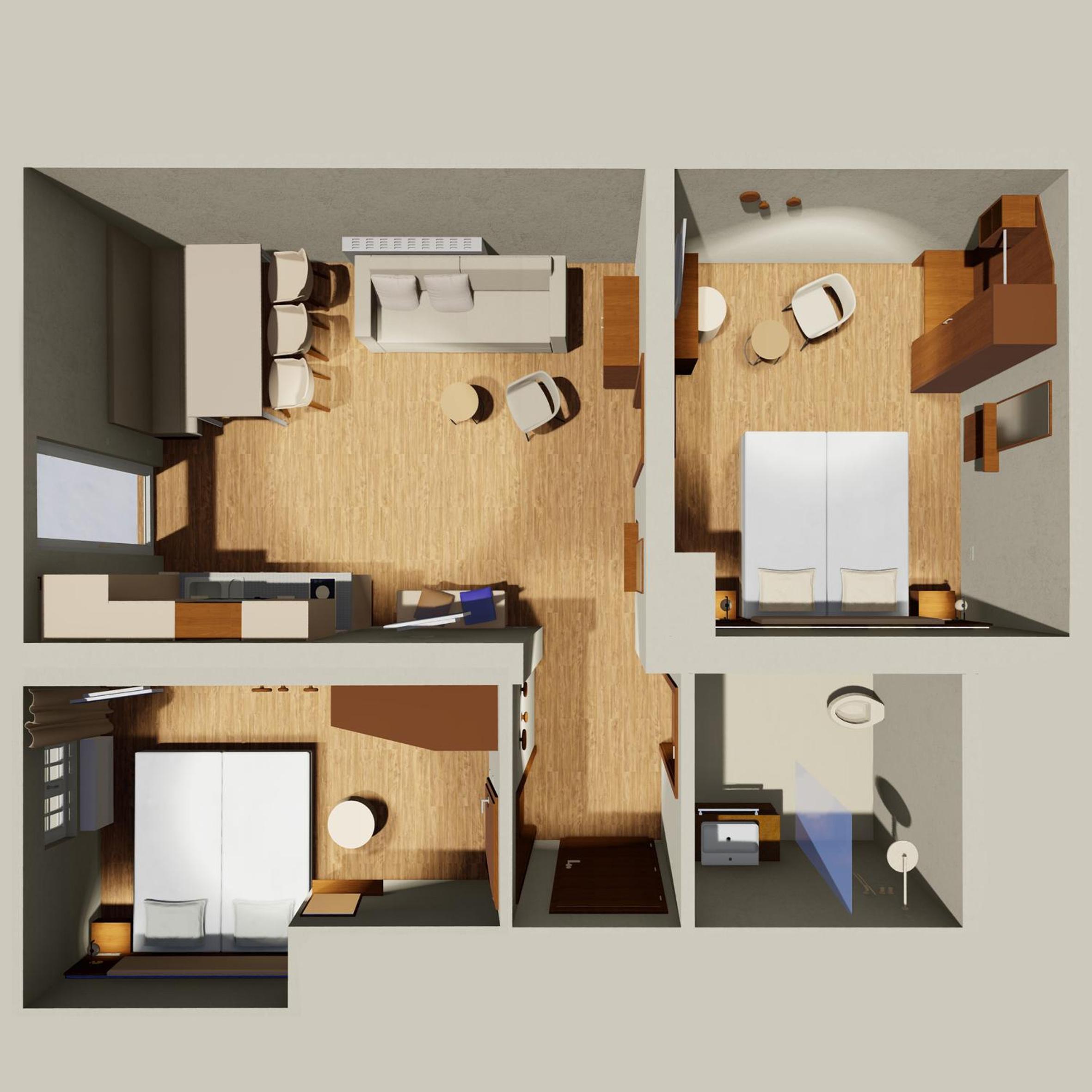 Large Two-Bedroom Apartment with Balcony - Photo 8