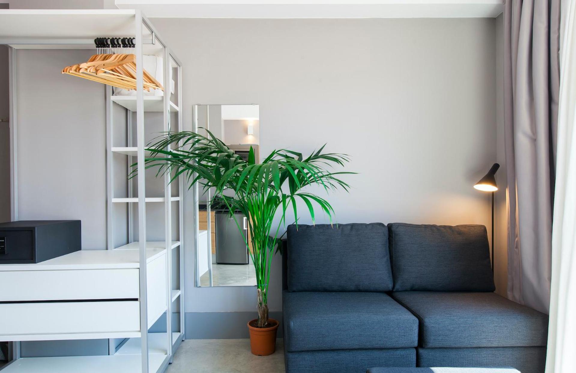 Estudio con terraza
