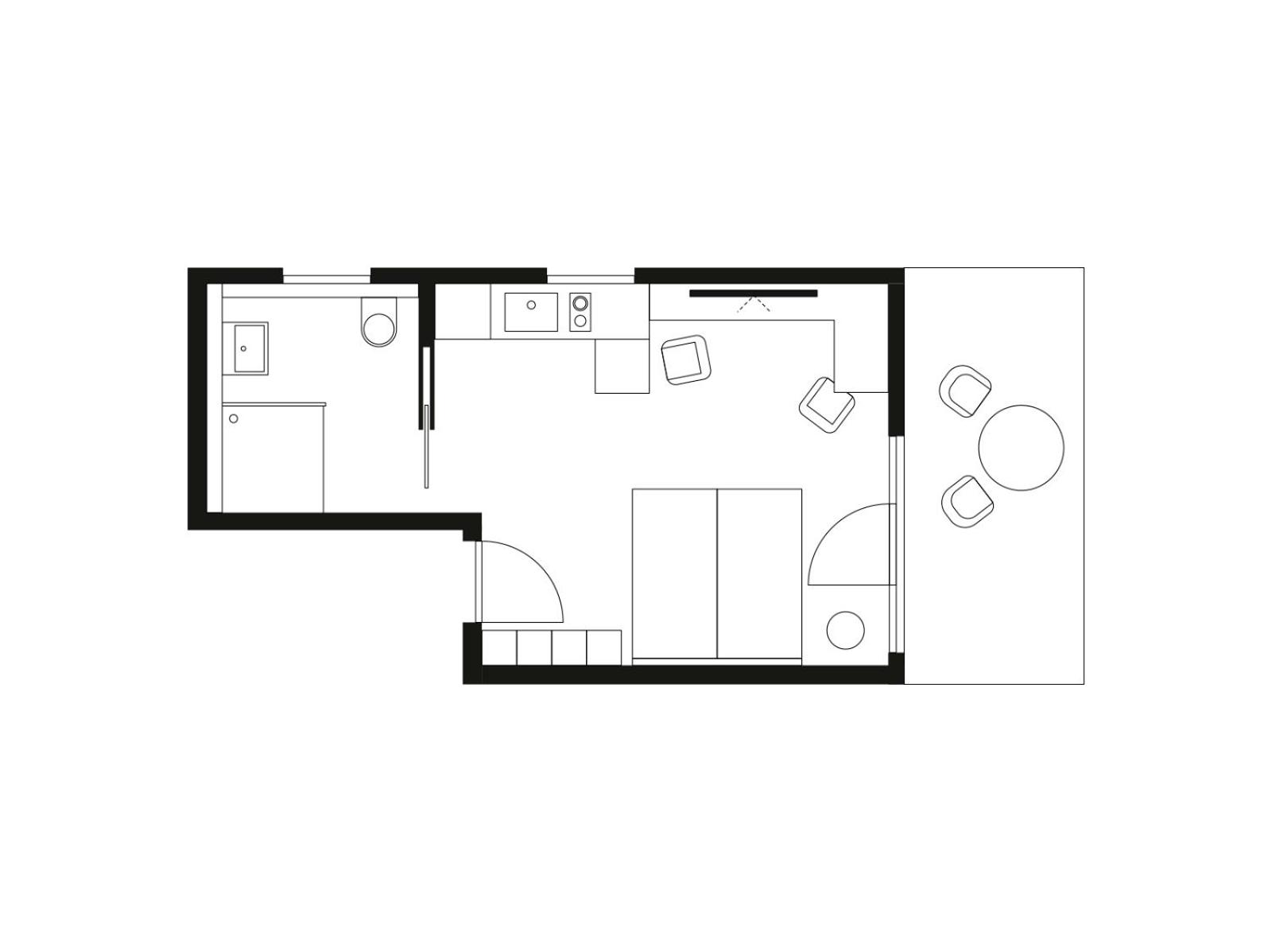 Apartment with Balcony