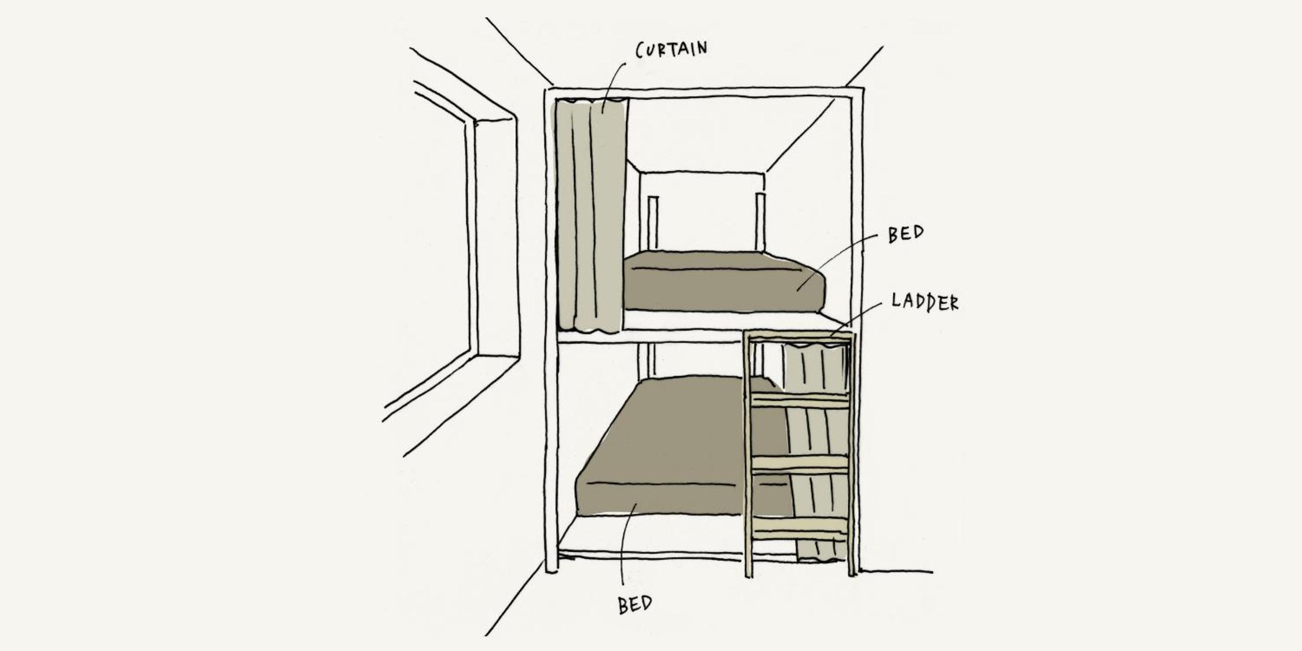Bunk Bed in Mixed Dormitory Room (6 adults) photo 3