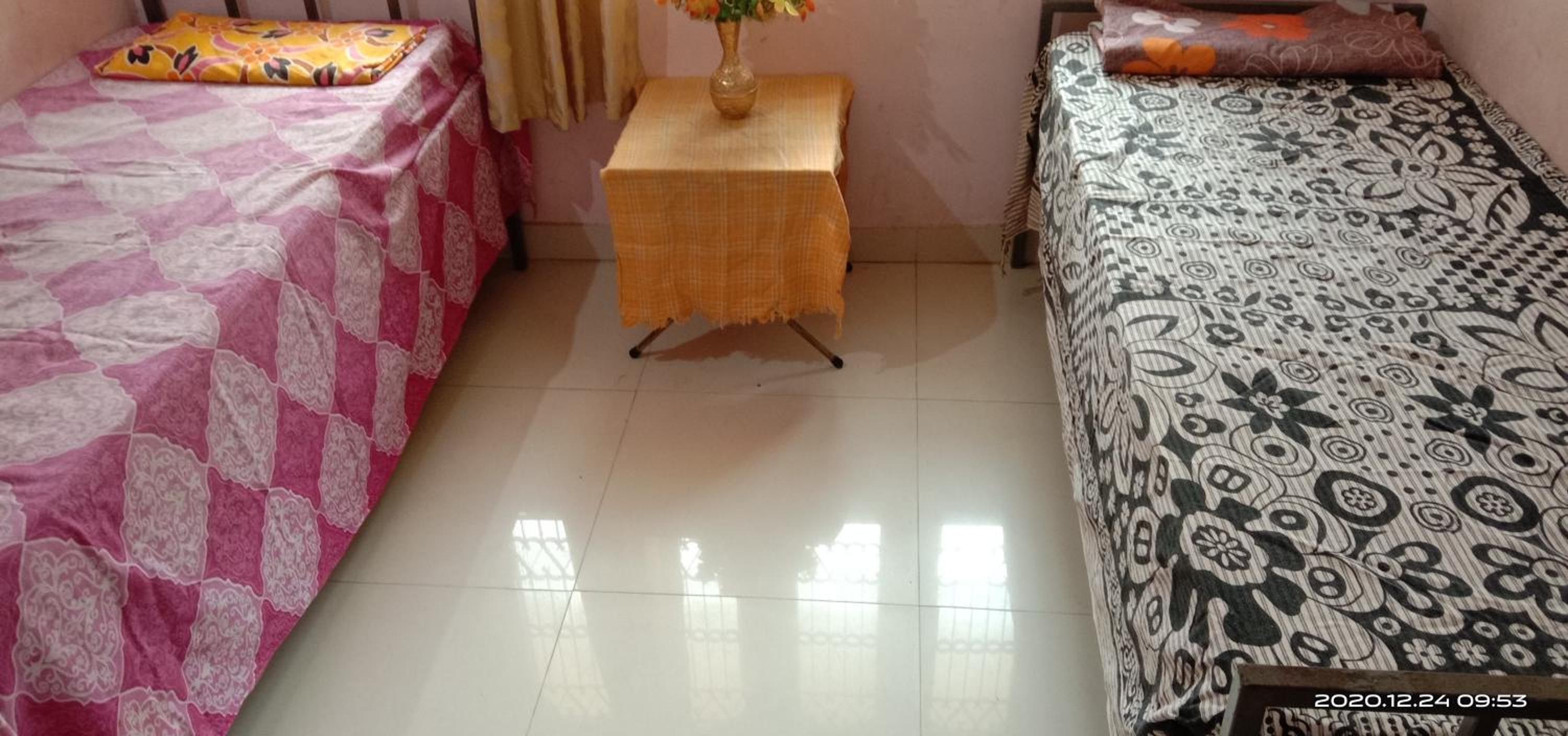Single Bed in Male Dormitory Room