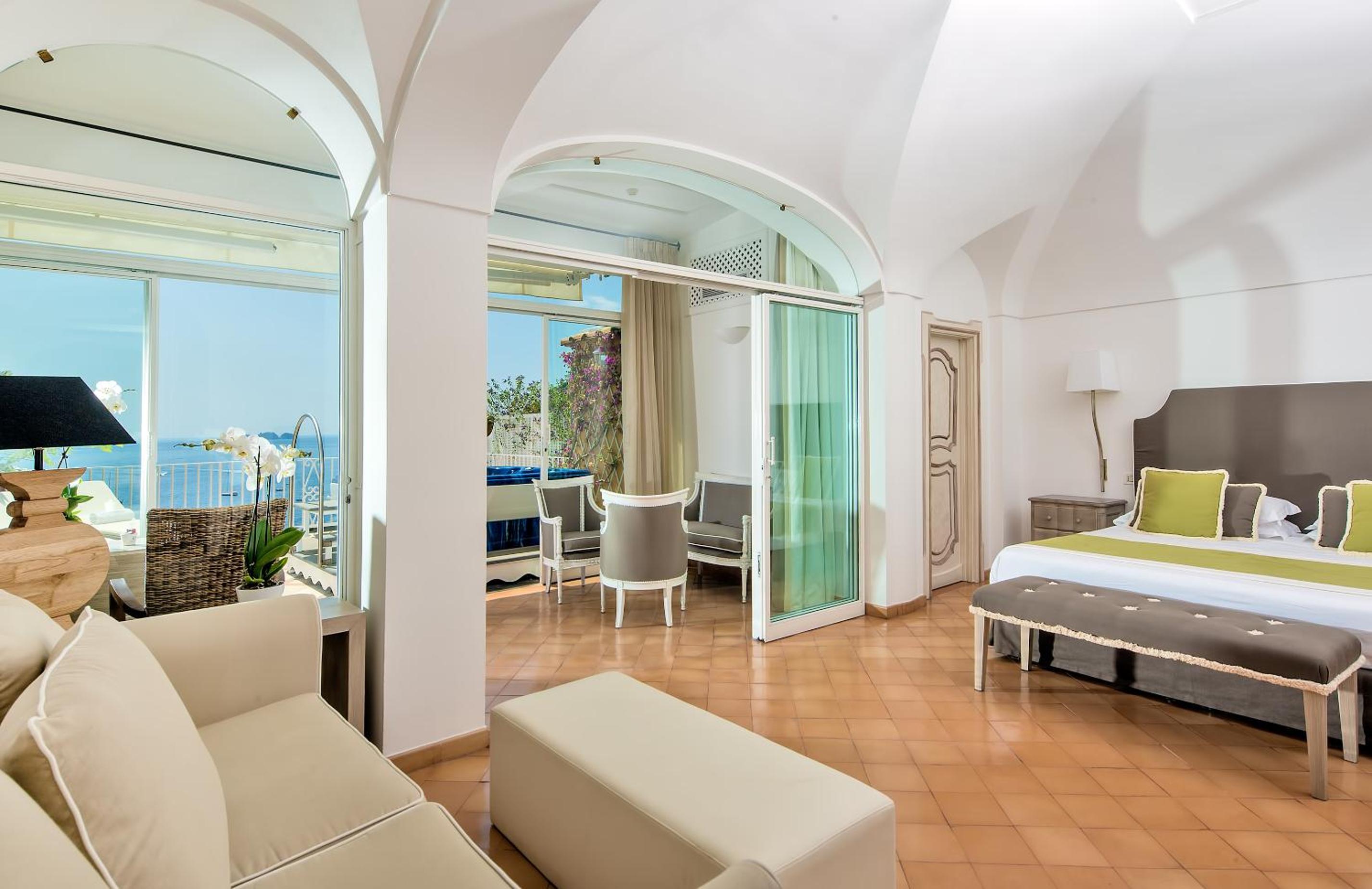 Suite Junior con vista al mar.