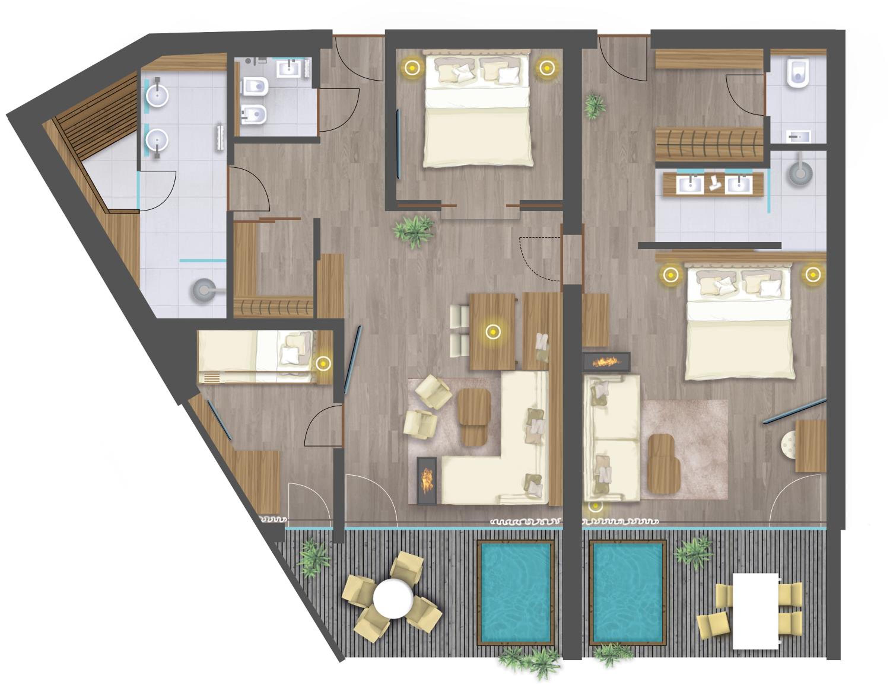 Deluxe Family Suite - Photo 9