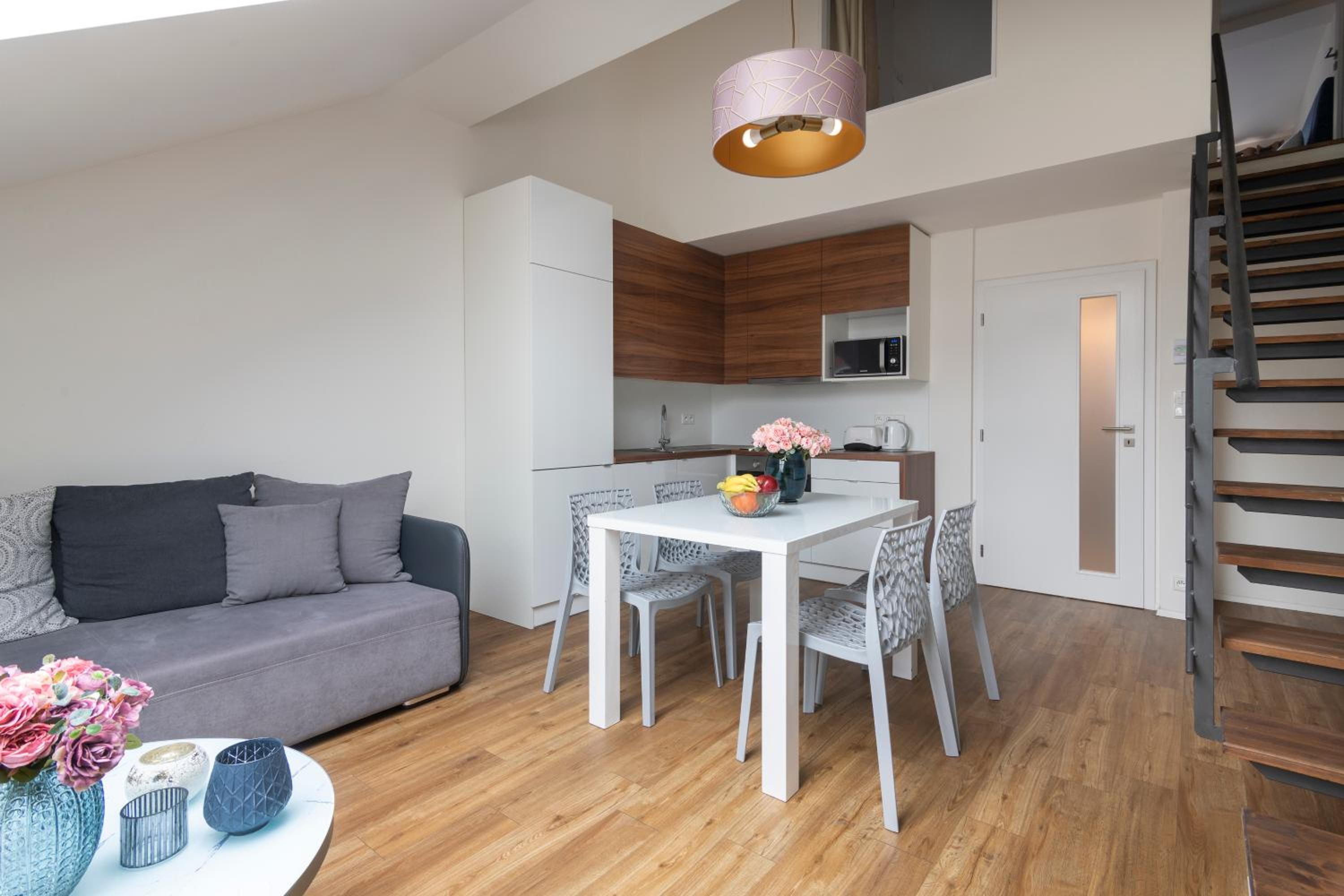 Two Bedroom Duplex Apartment with Balcony