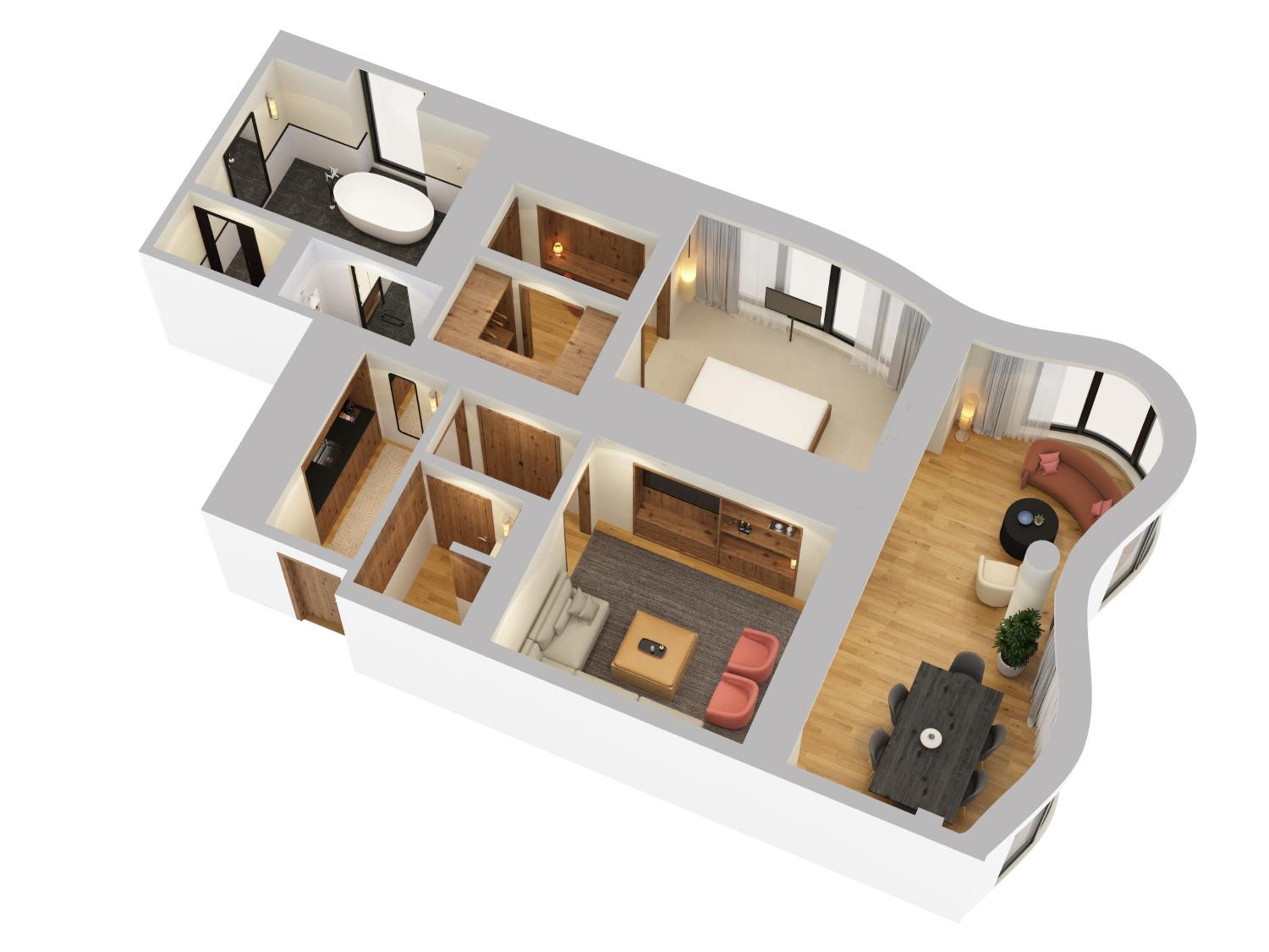 Corner One-Bedroom Suite, ADA thumbnail 6
