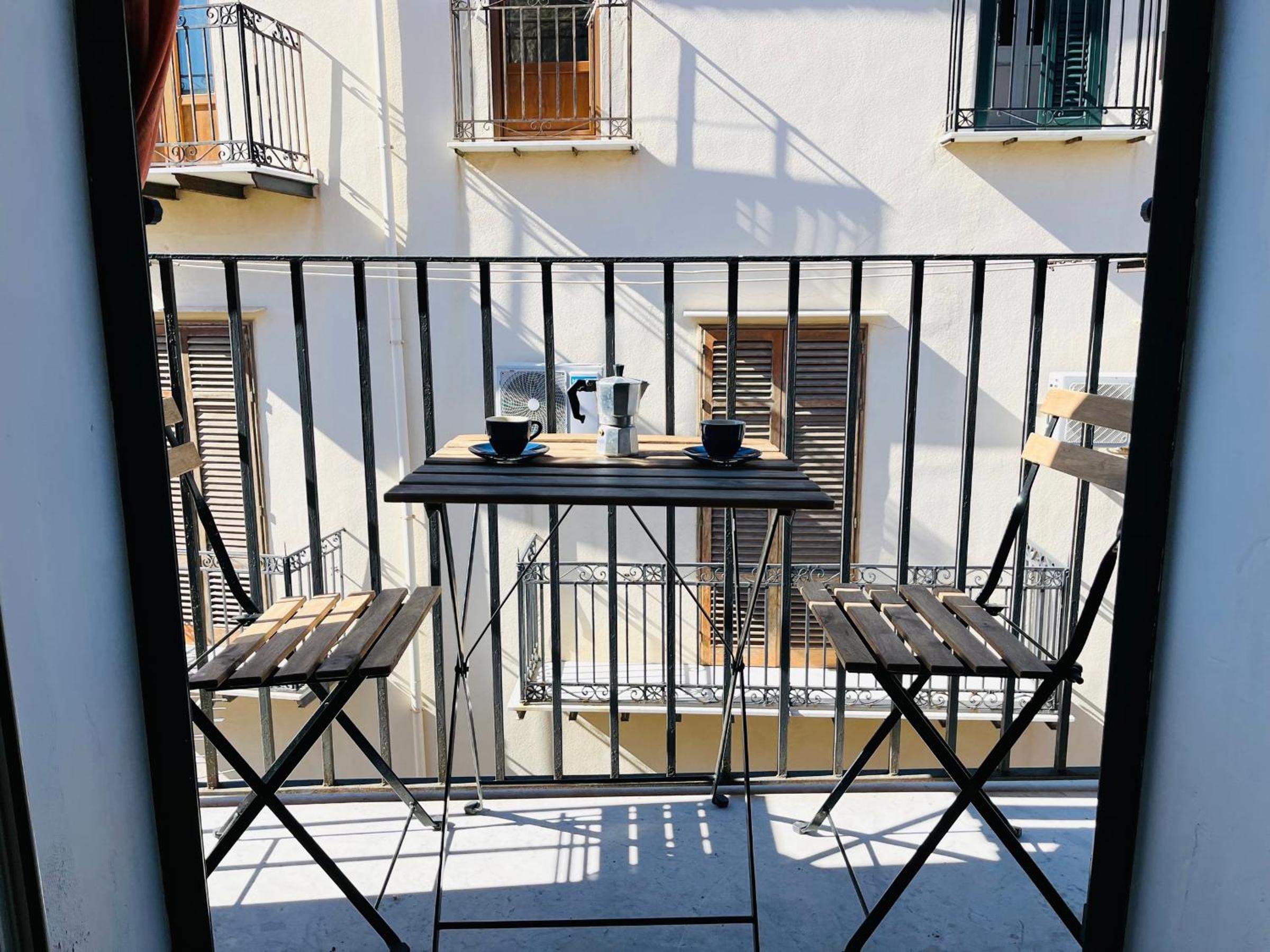 Studio with Balcony