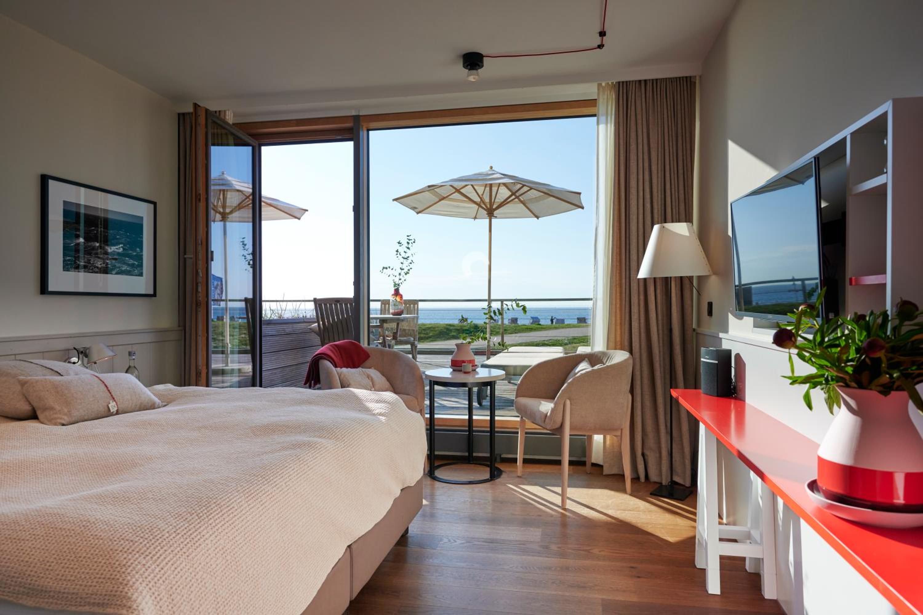 Double room facing the sea with spacious balcony - Wittehuus