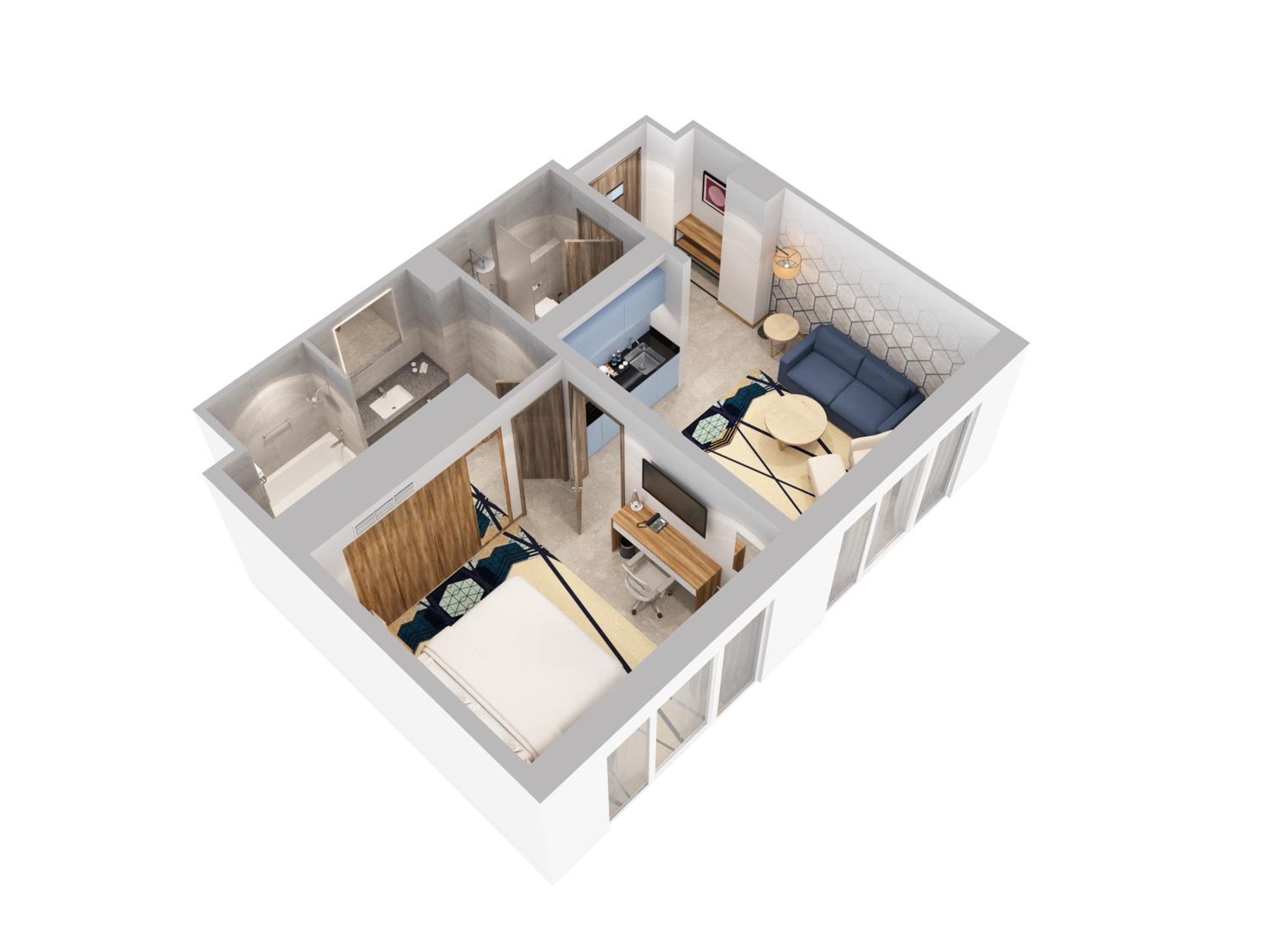 One-Bedroom Suite - Photo 3