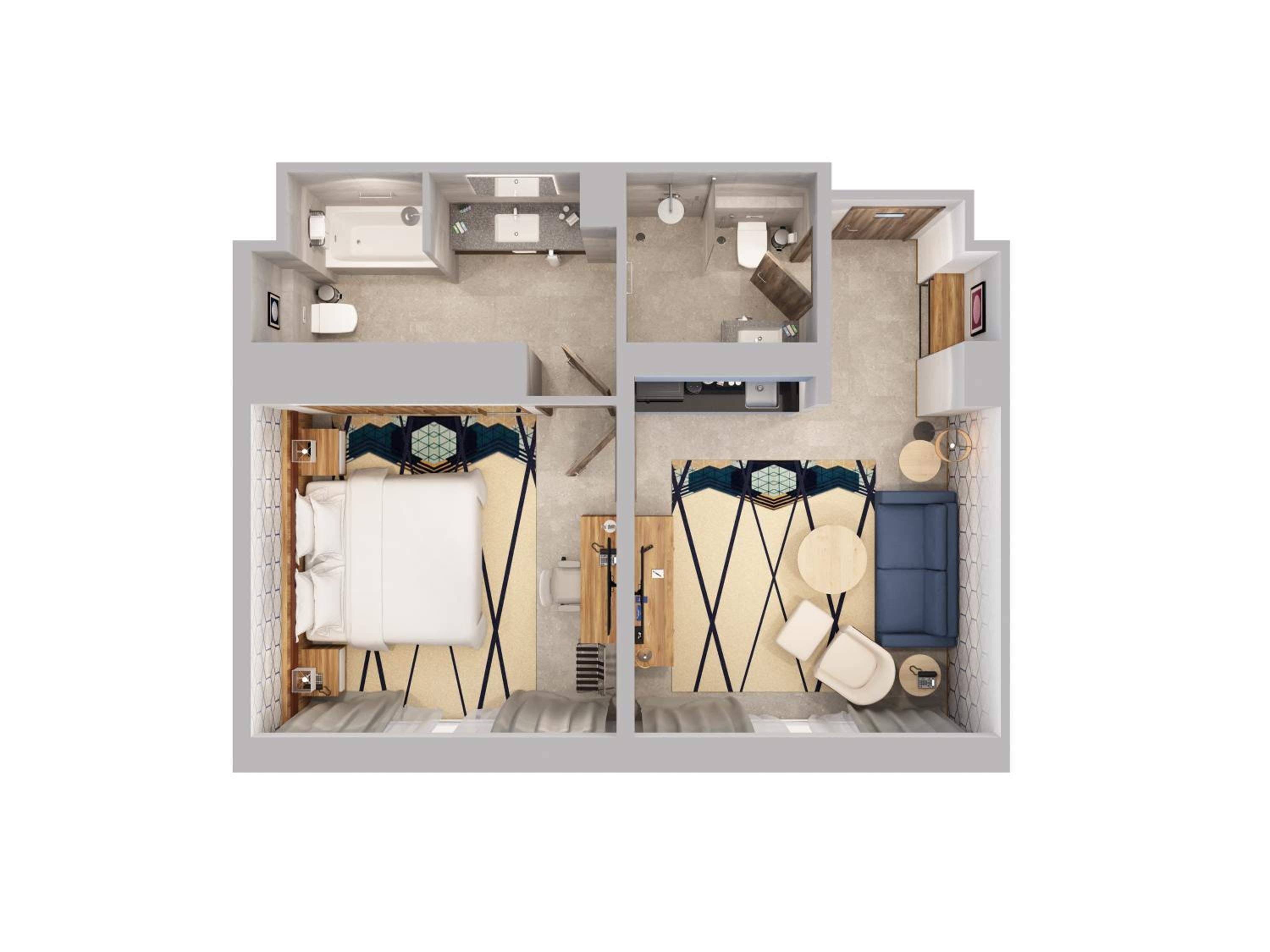 One-Bedroom Suite with Courtyard View - Photo 9