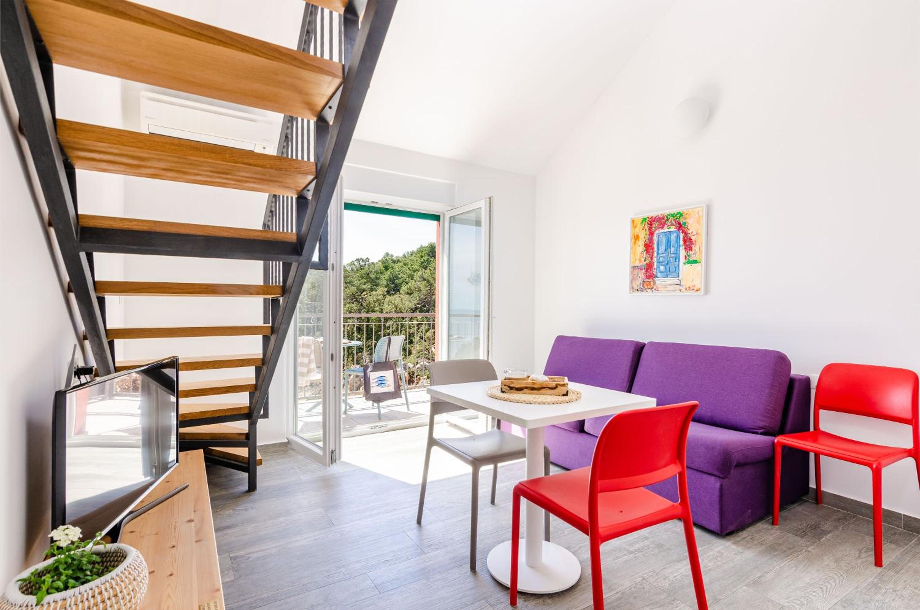 Gallery Studio Apartment with Balcony and Sea View 