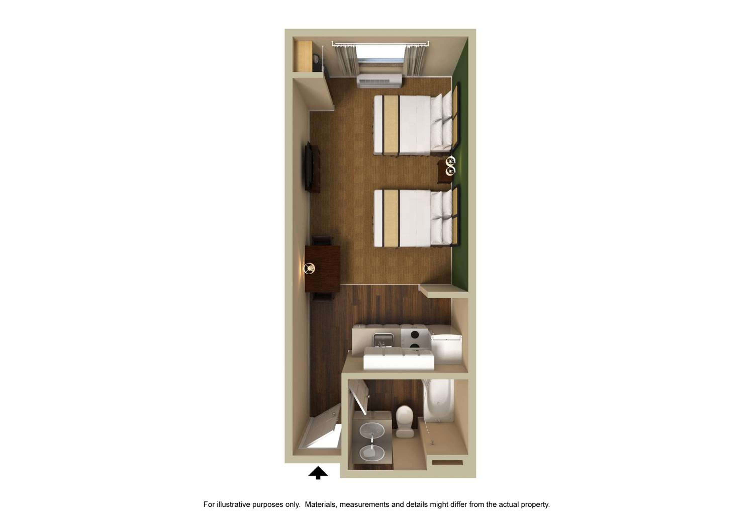 Double Queen Studio with Kitchen - Photo 10
