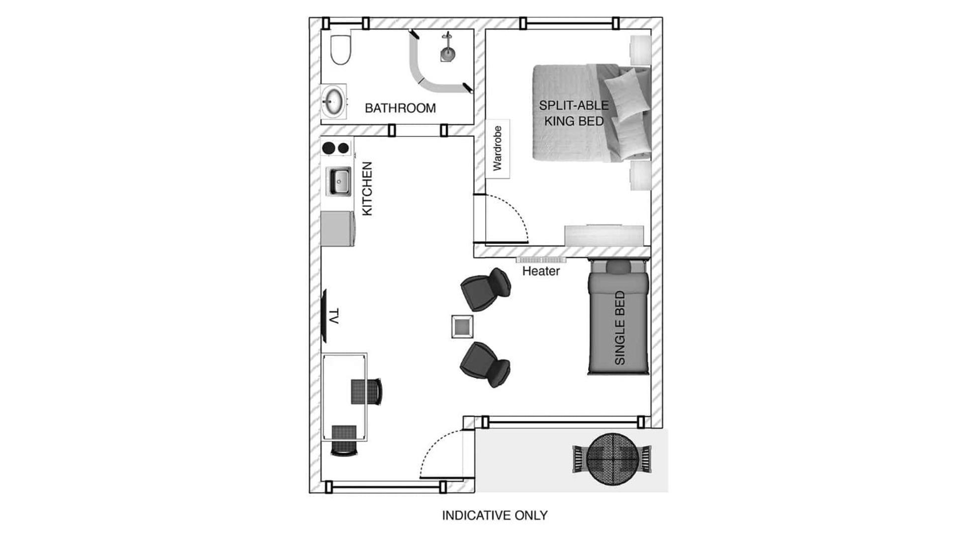 Superior One Bedroom Apartment photo 3